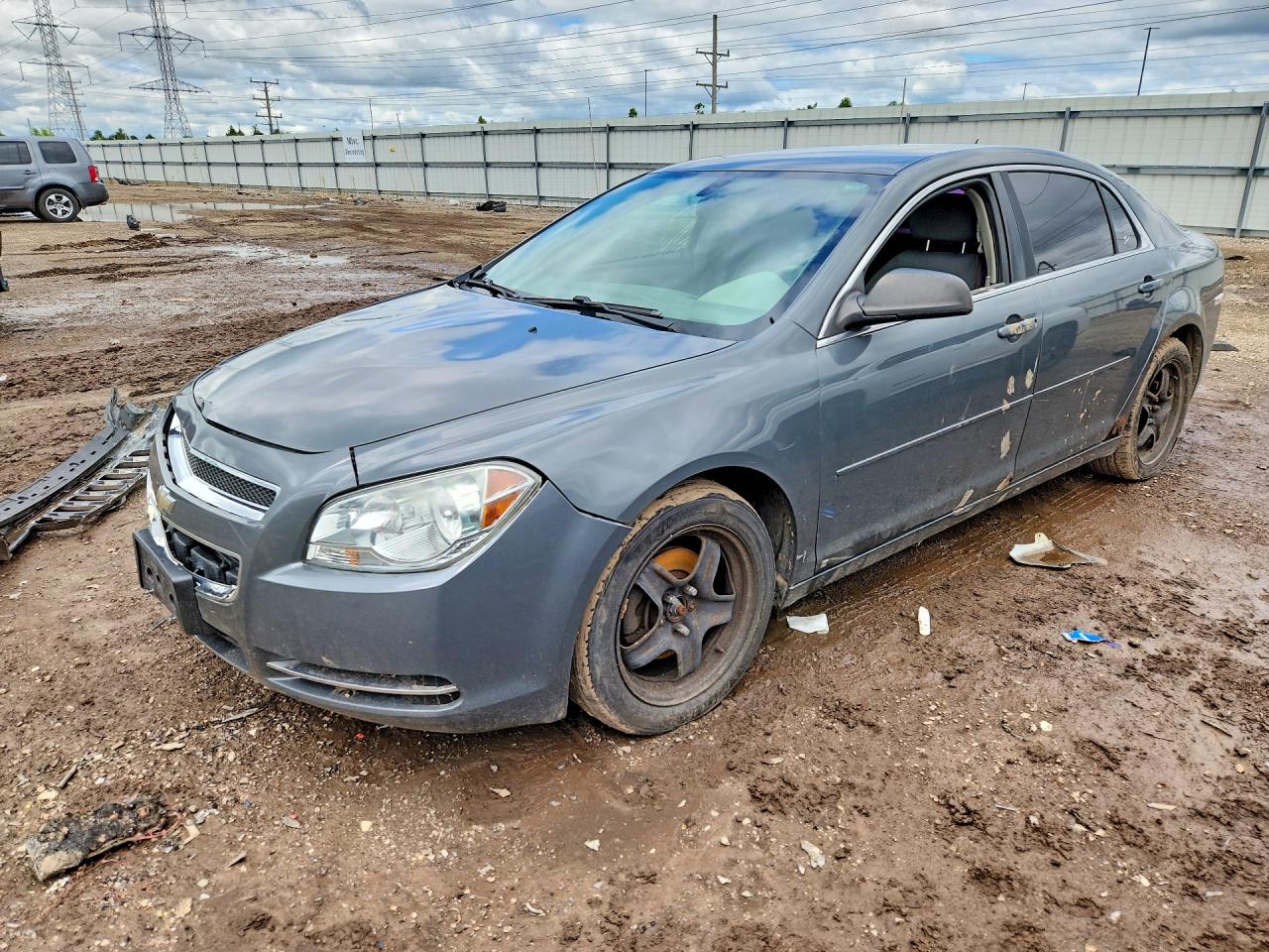 2009 Chevrolet Malibu Ls Gray vin: 1G1ZG57B39F231694