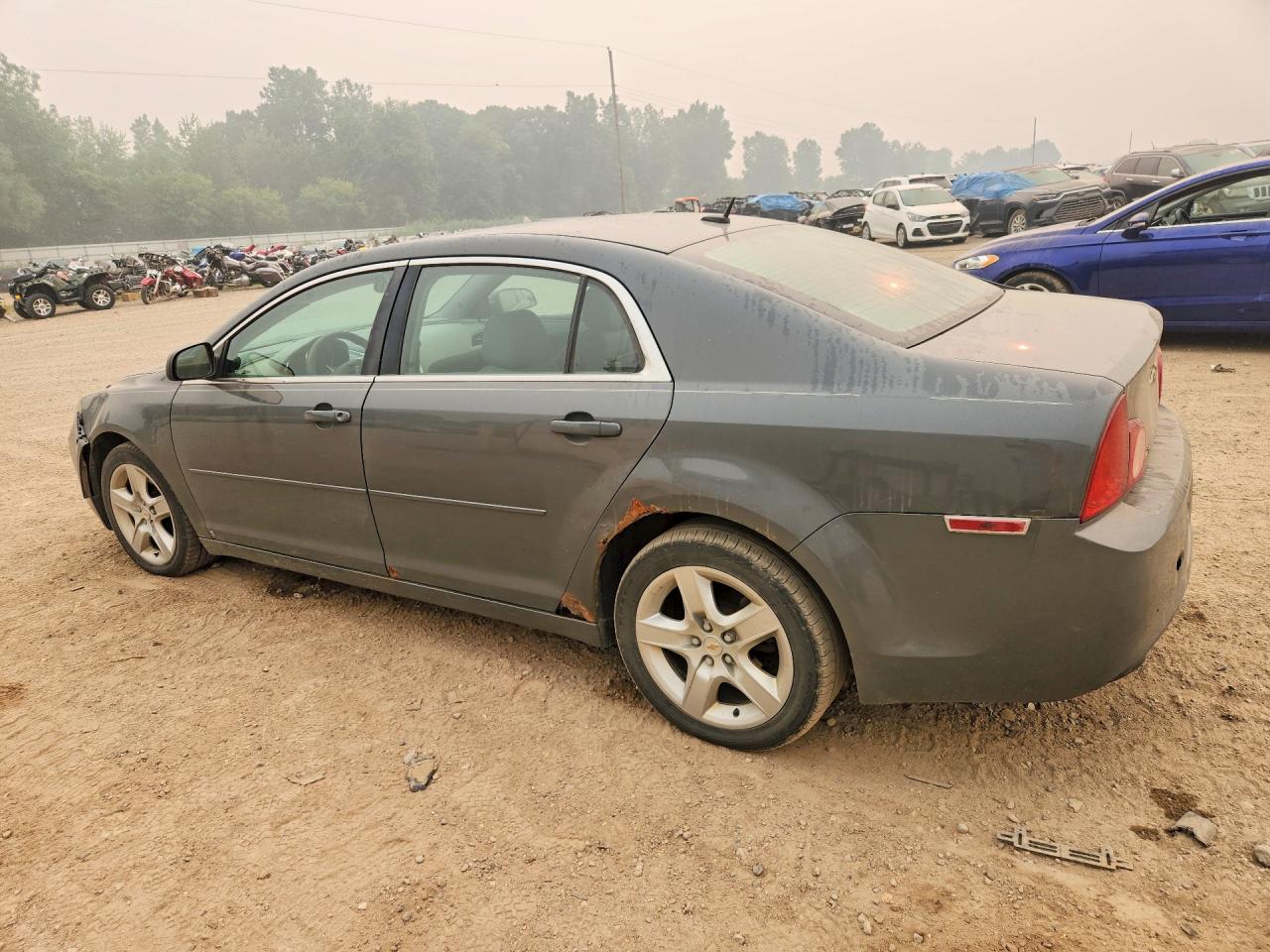 2009 Chevrolet Malibu Ls Gray vin: 1G1ZG57B39F234157