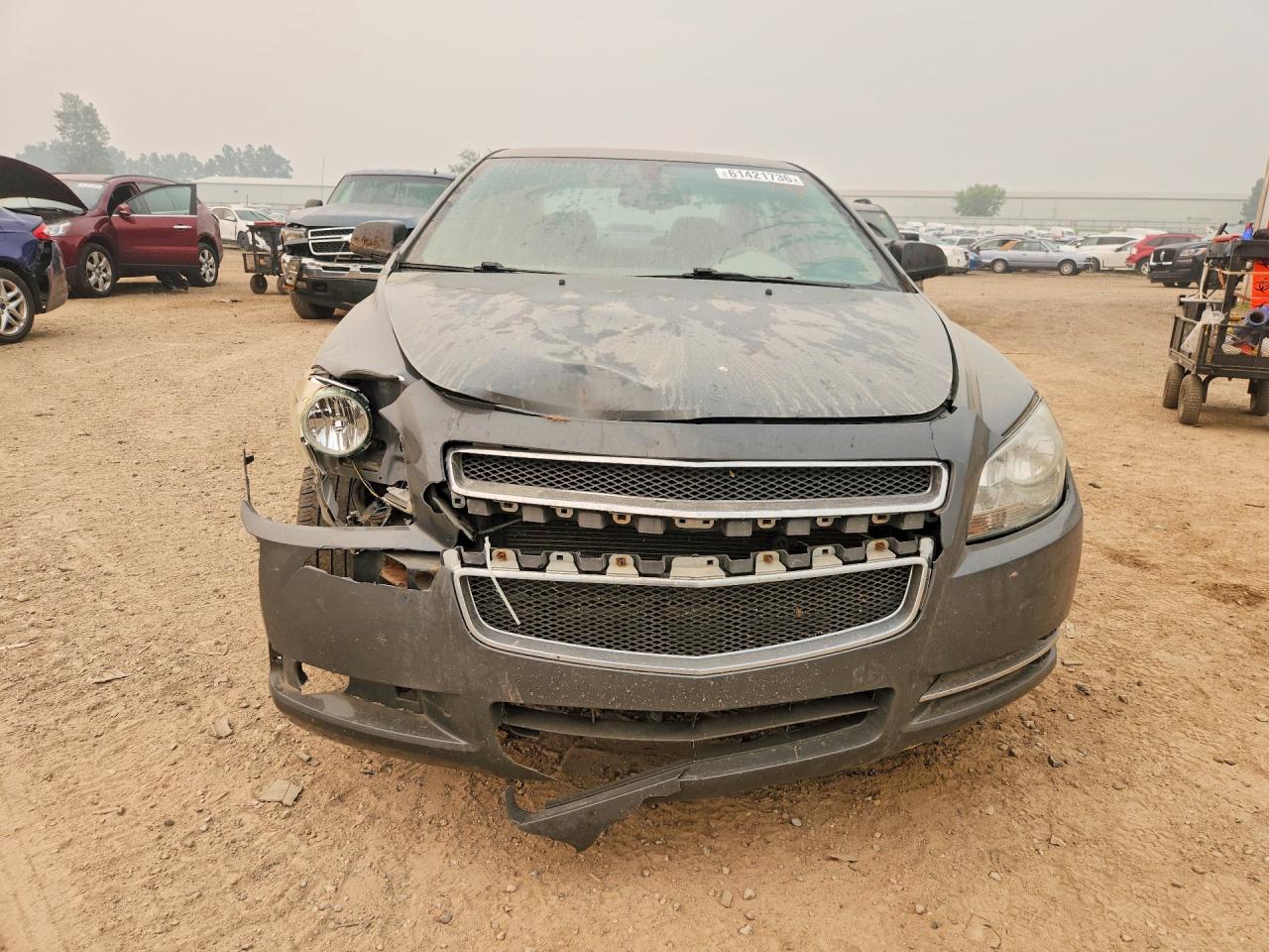 2009 Chevrolet Malibu Ls Gray vin: 1G1ZG57B39F234157