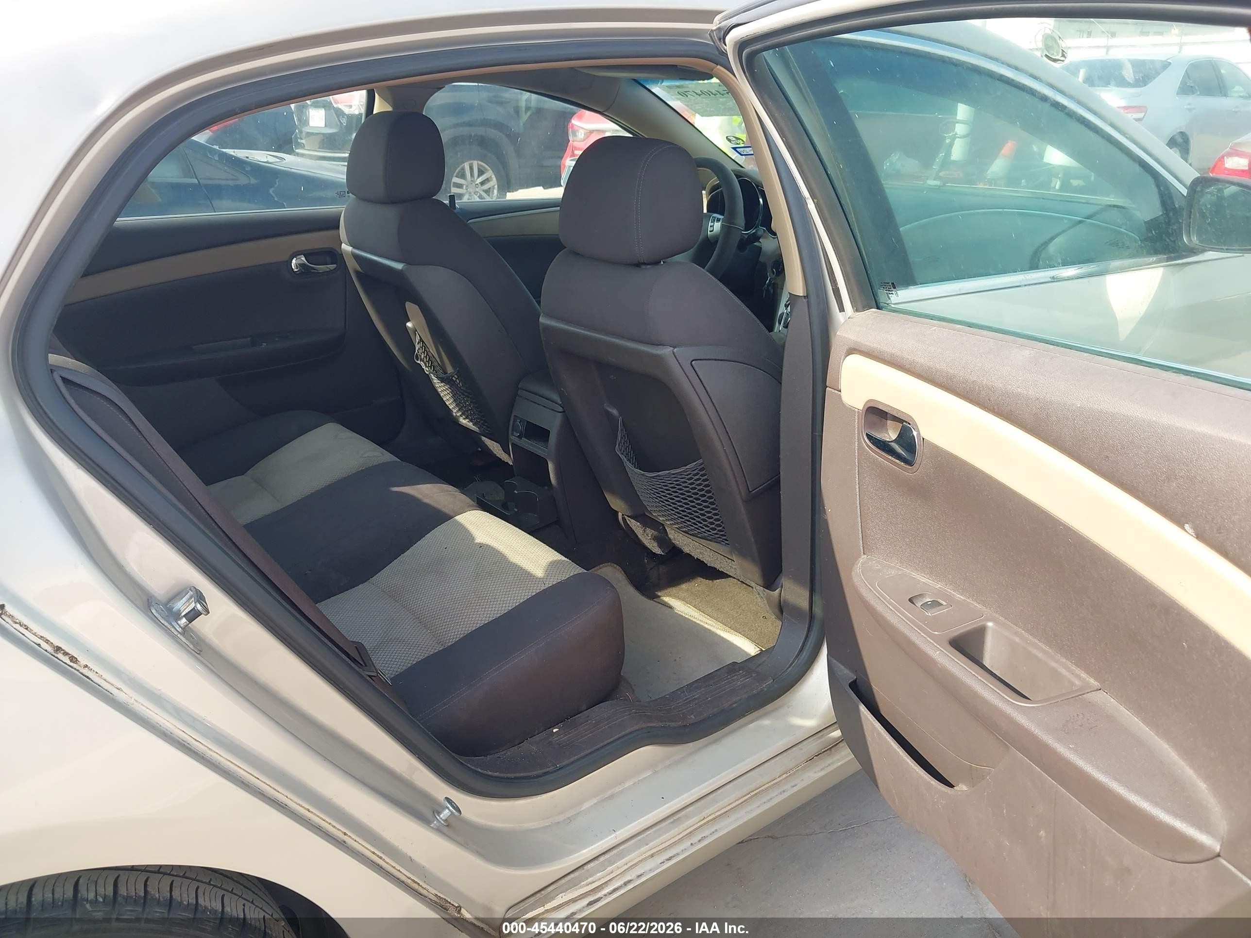 2009 Chevrolet Malibu Ls Beige vin: 1G1ZG57B39F247927