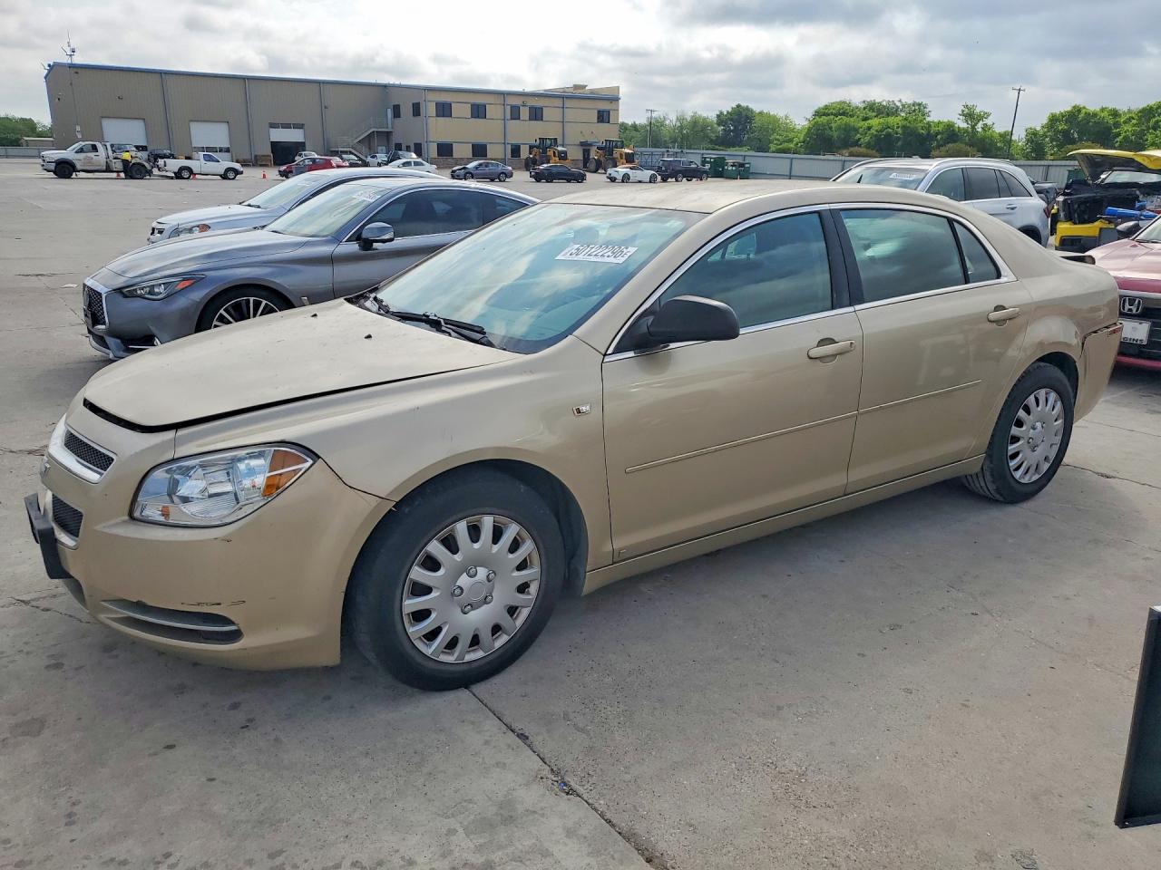 2008 Chevrolet Malibu Ls Желто-коричневый vin: 1G1ZG57B48F161847