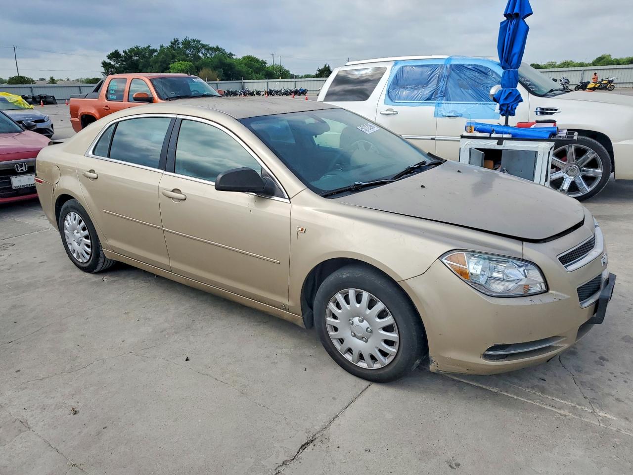 2008 Chevrolet Malibu Ls Желто-коричневый vin: 1G1ZG57B48F161847