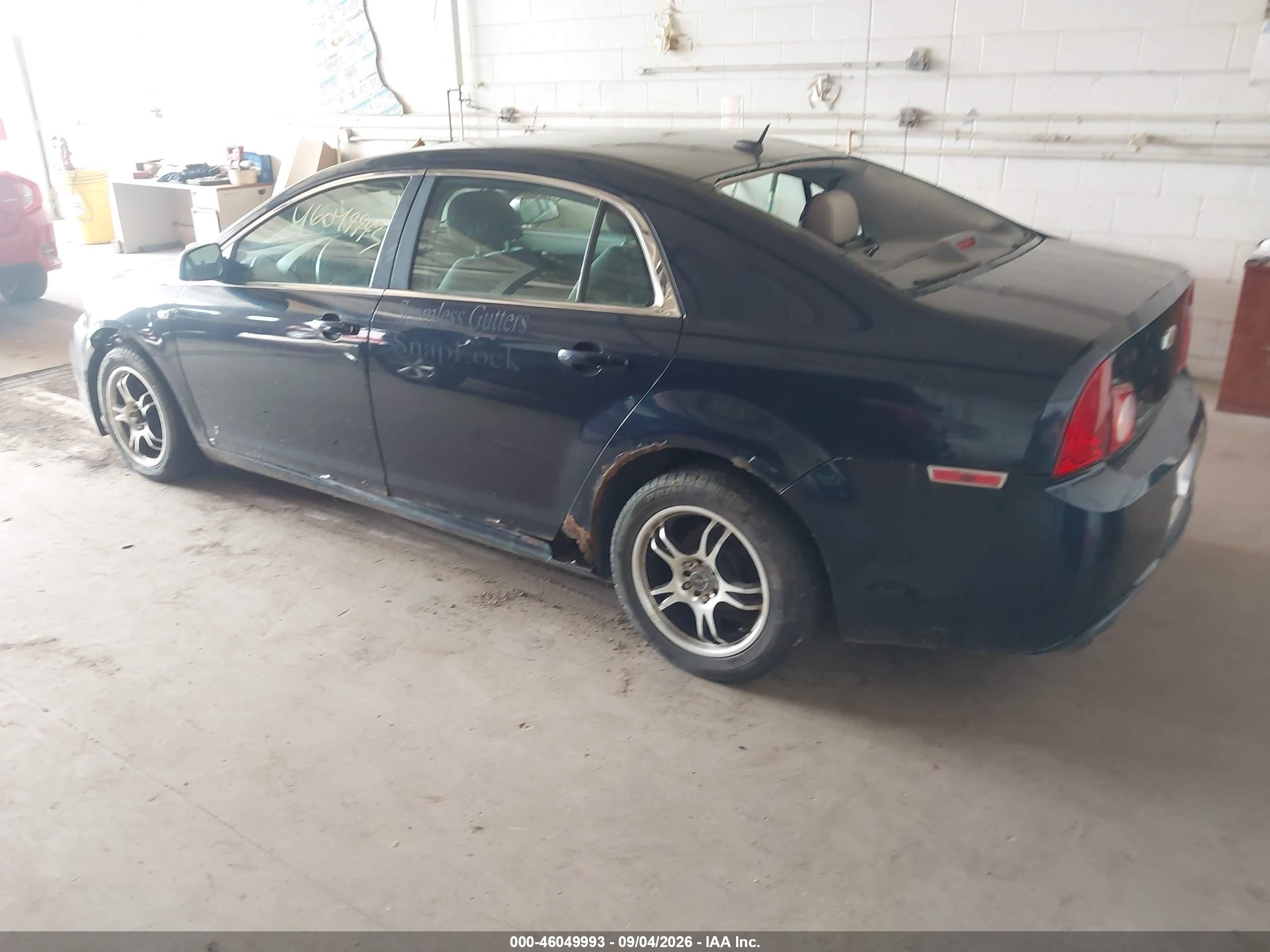2008 Chevrolet Malibu Ls Blue vin: 1G1ZG57B48F172699