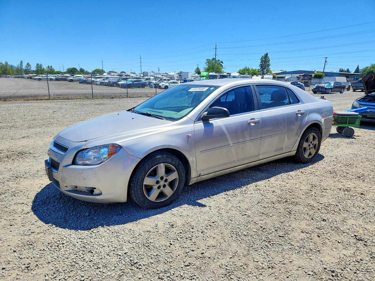 2008 Chevrolet Malibu Ls Серебряный vin: 1G1ZG57B48F212019