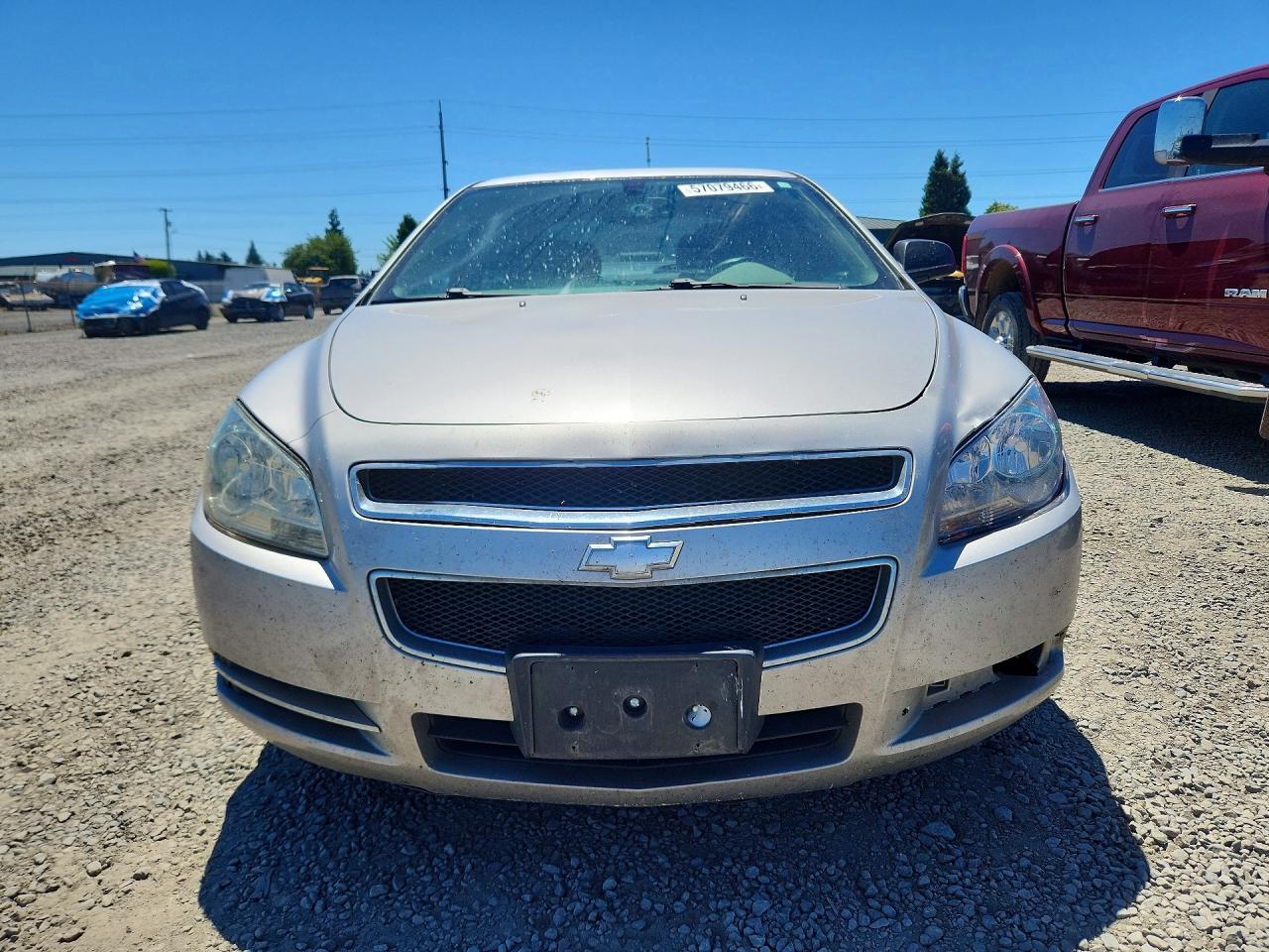 2008 Chevrolet Malibu Ls Серебряный vin: 1G1ZG57B48F212019