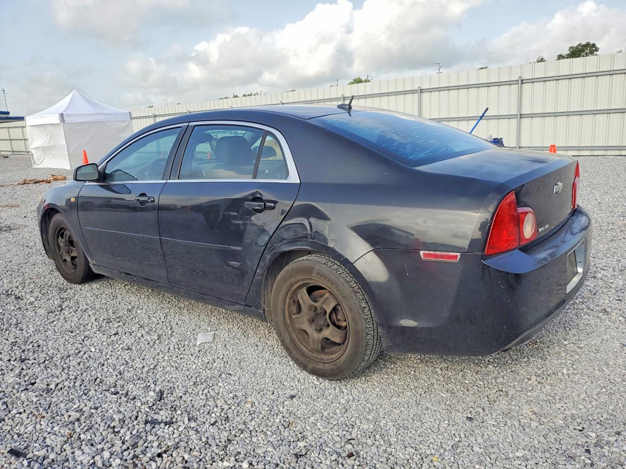 2008 Chevrolet Malibu Ls Black vin: 1G1ZG57B48F240323