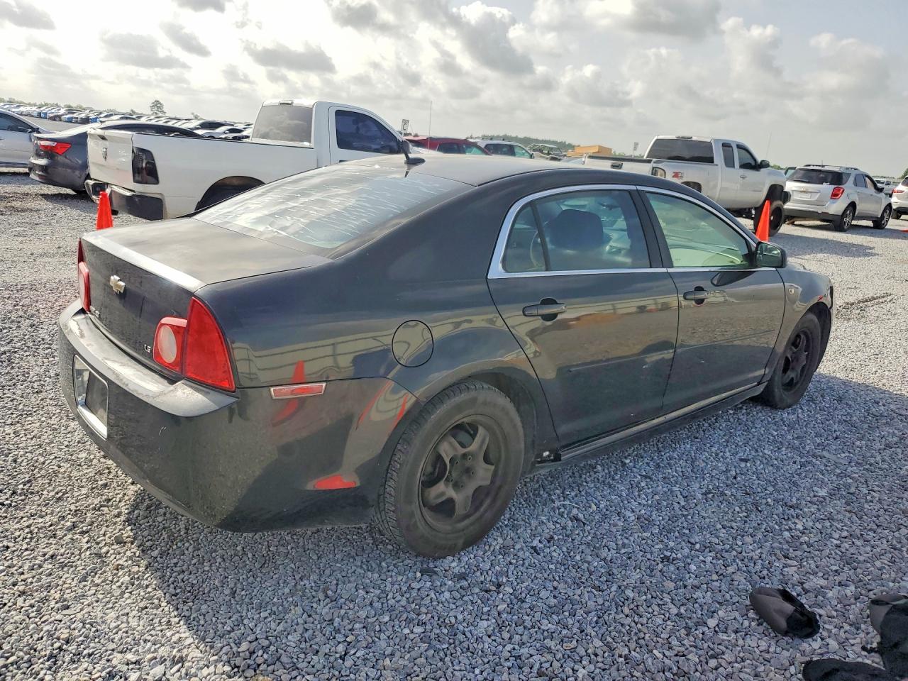 2008 Chevrolet Malibu Ls Black vin: 1G1ZG57B48F240323