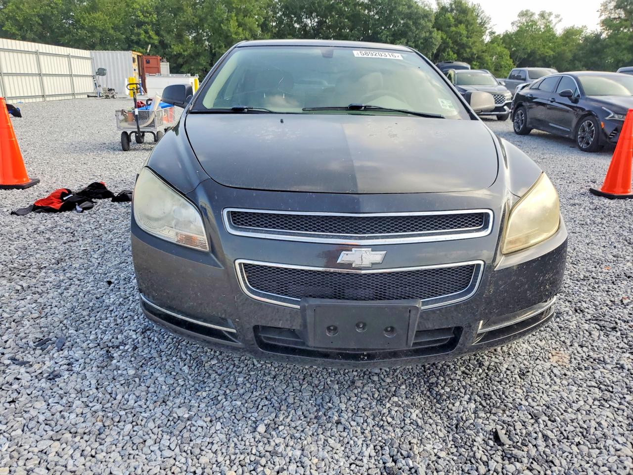 2008 Chevrolet Malibu Ls Black vin: 1G1ZG57B48F240323