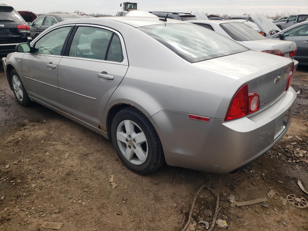 2008 Chevrolet Malibu Ls Silver vin: 1G1ZG57B48F275086