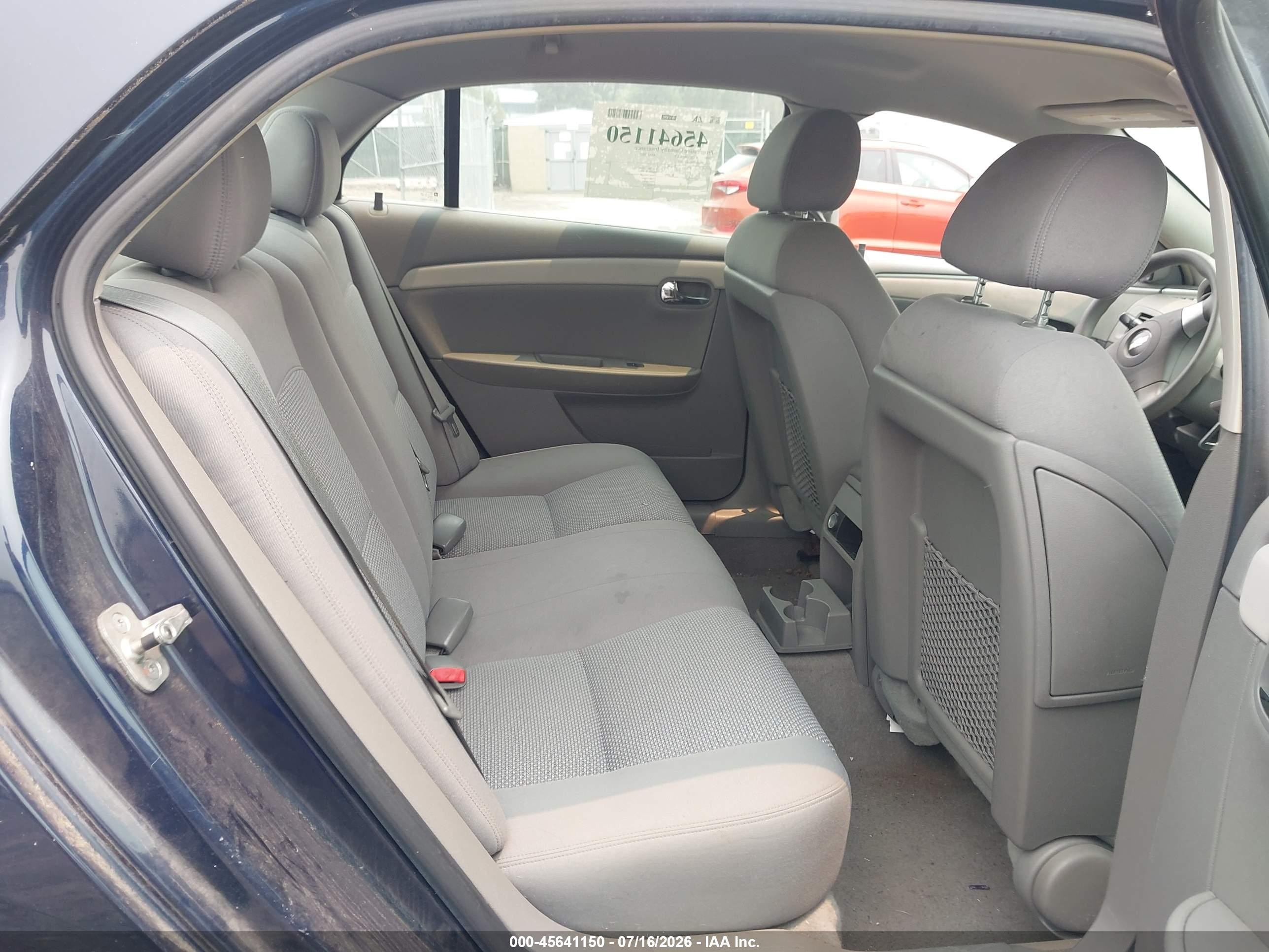 2009 Chevrolet Malibu Ls Blue vin: 1G1ZG57B49F154432