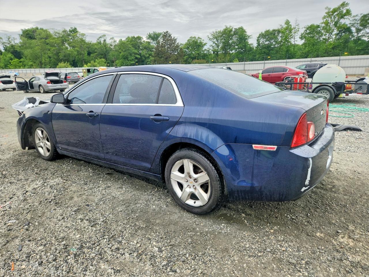 2009 Chevrolet Malibu Ls Синий vin: 1G1ZG57B49F167231