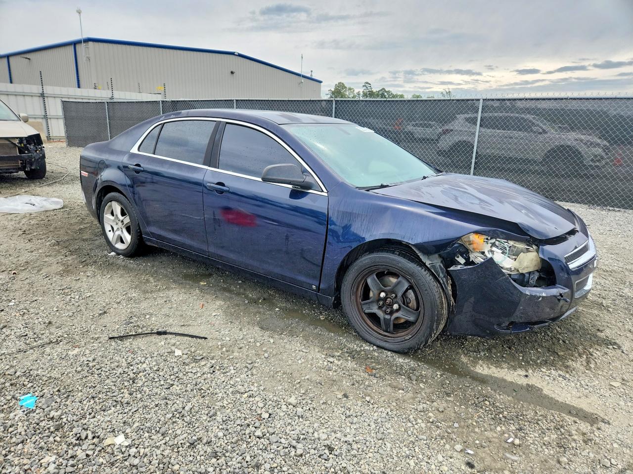 2009 Chevrolet Malibu Ls Синий vin: 1G1ZG57B49F167231