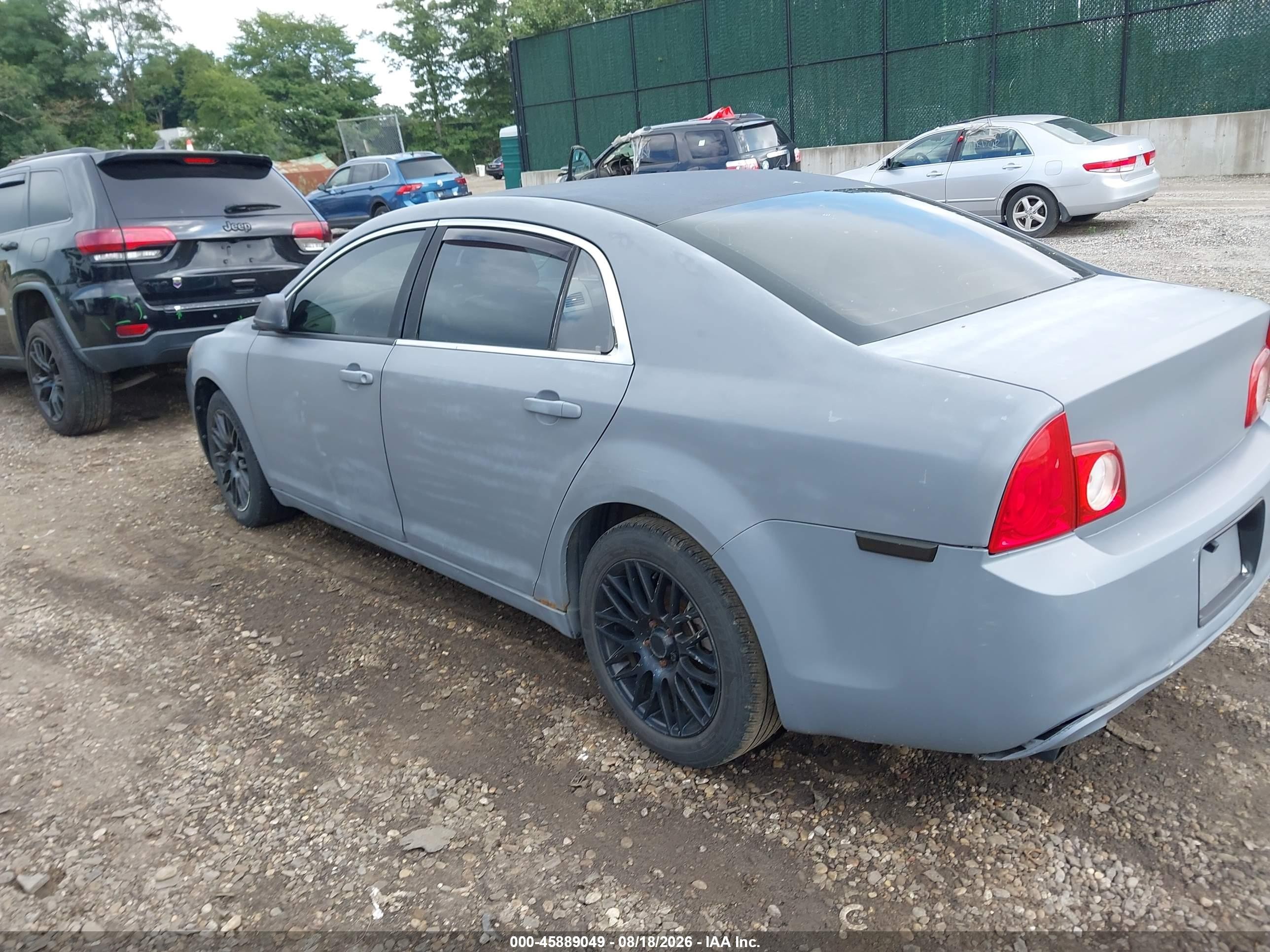 2009 Chevrolet Malibu Ls Серый vin: 1G1ZG57B49F214189