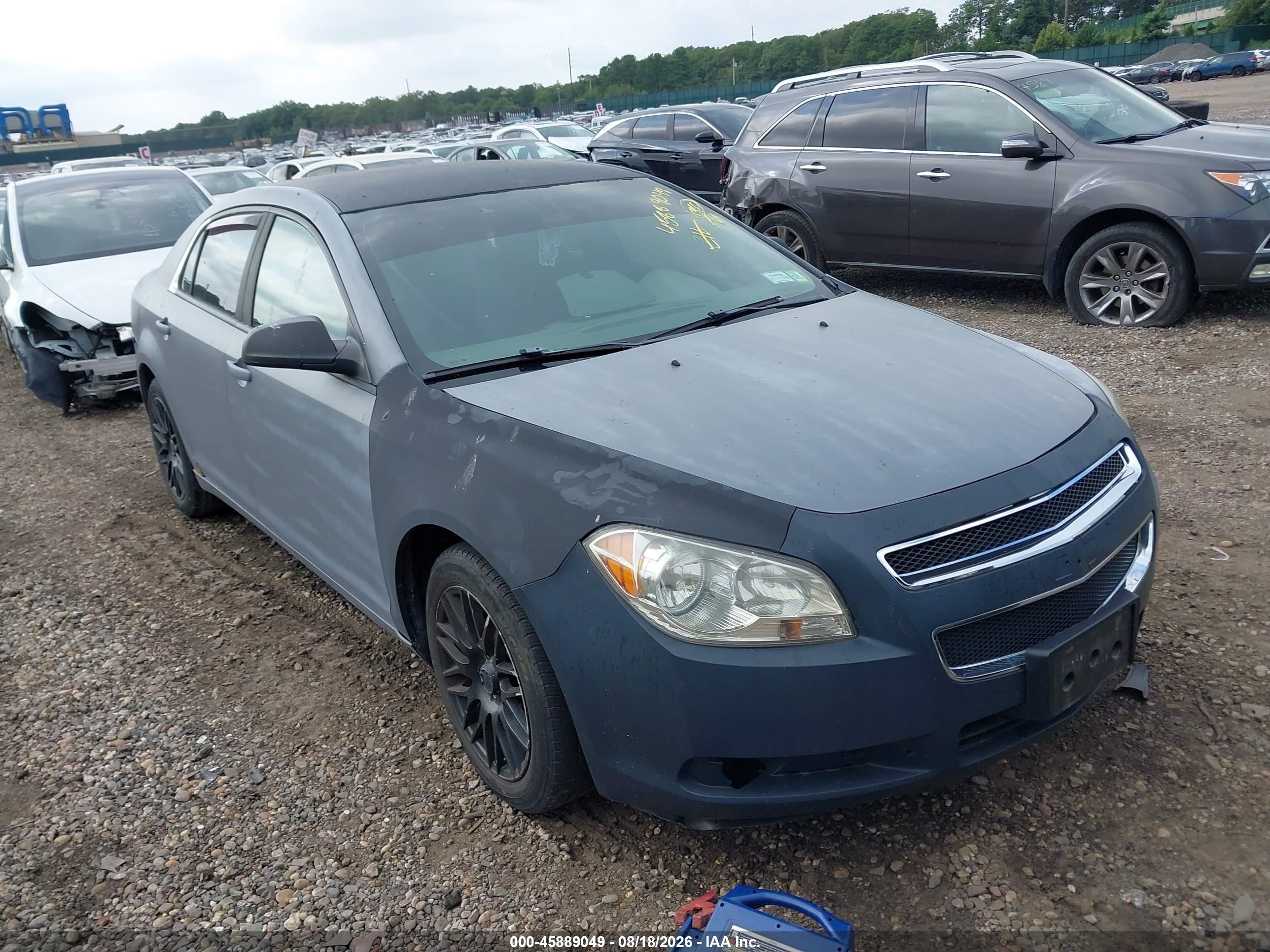 2009 Chevrolet Malibu Ls Серый vin: 1G1ZG57B49F214189