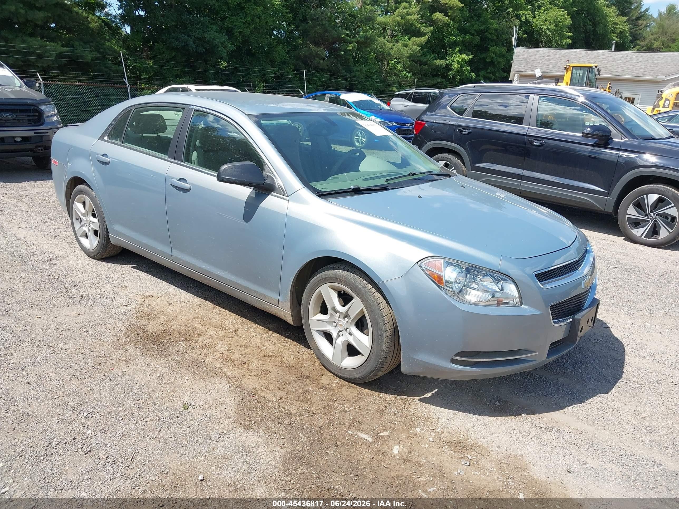2009 Chevrolet Malibu Ls Синий vin: 1G1ZG57B594205724