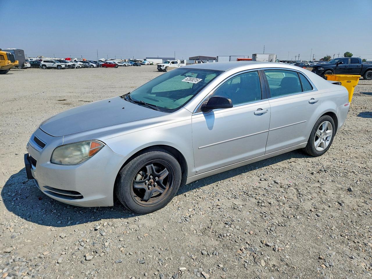 2009 Chevrolet Malibu Ls Silver vin: 1G1ZG57B59F164788