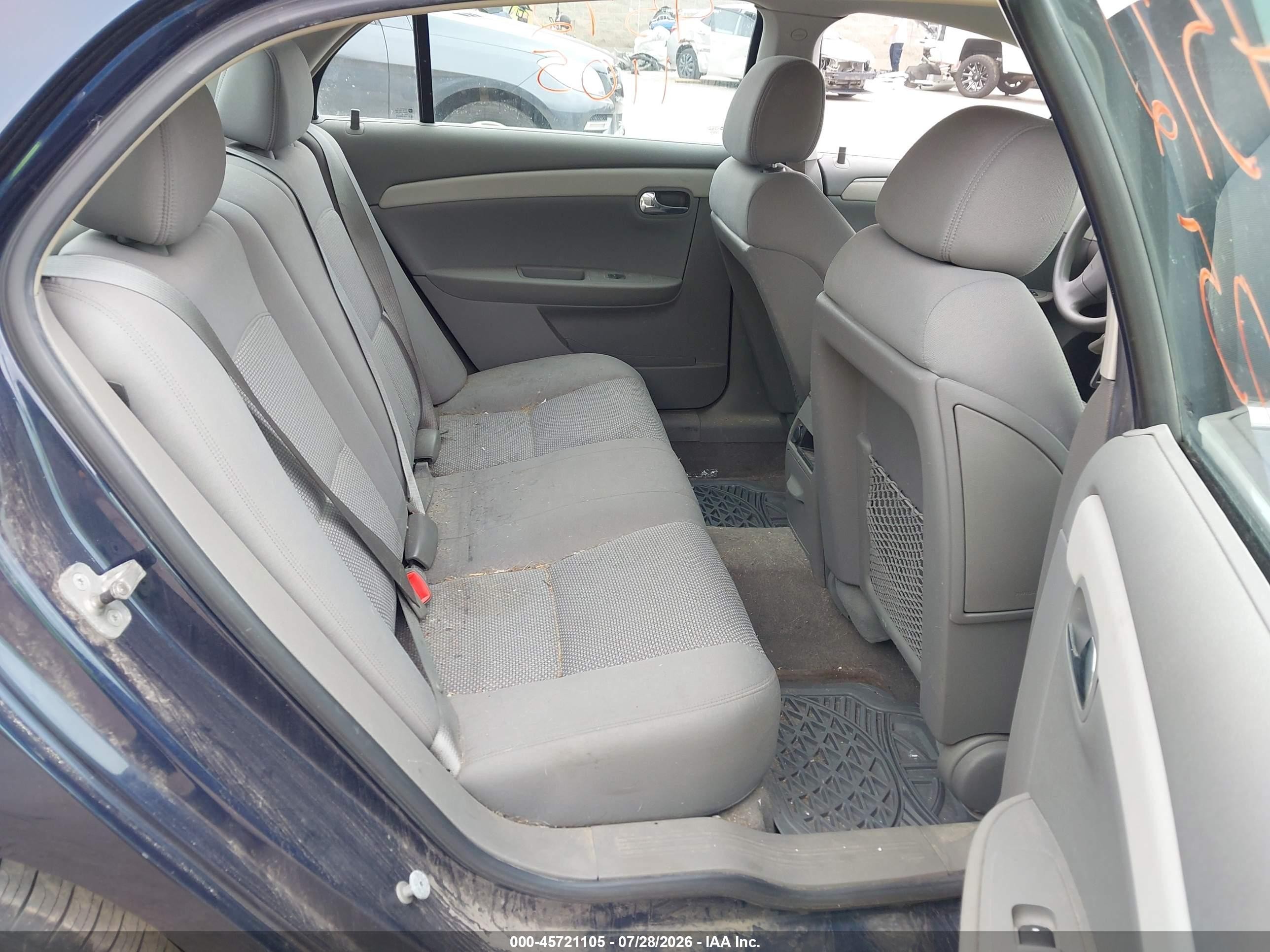 2009 Chevrolet Malibu Ls Синий vin: 1G1ZG57B59F253955