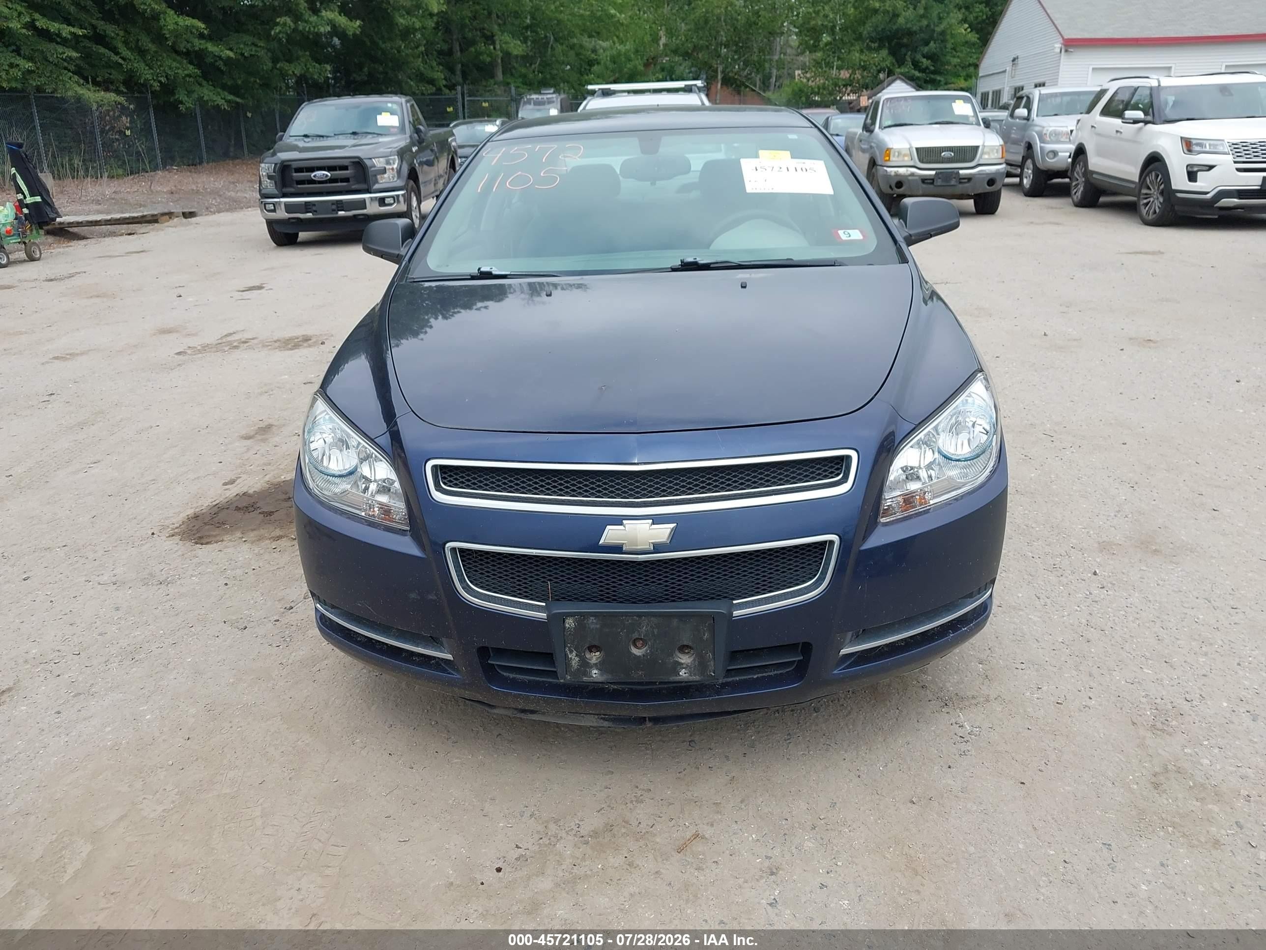 2009 Chevrolet Malibu Ls Синий vin: 1G1ZG57B59F253955