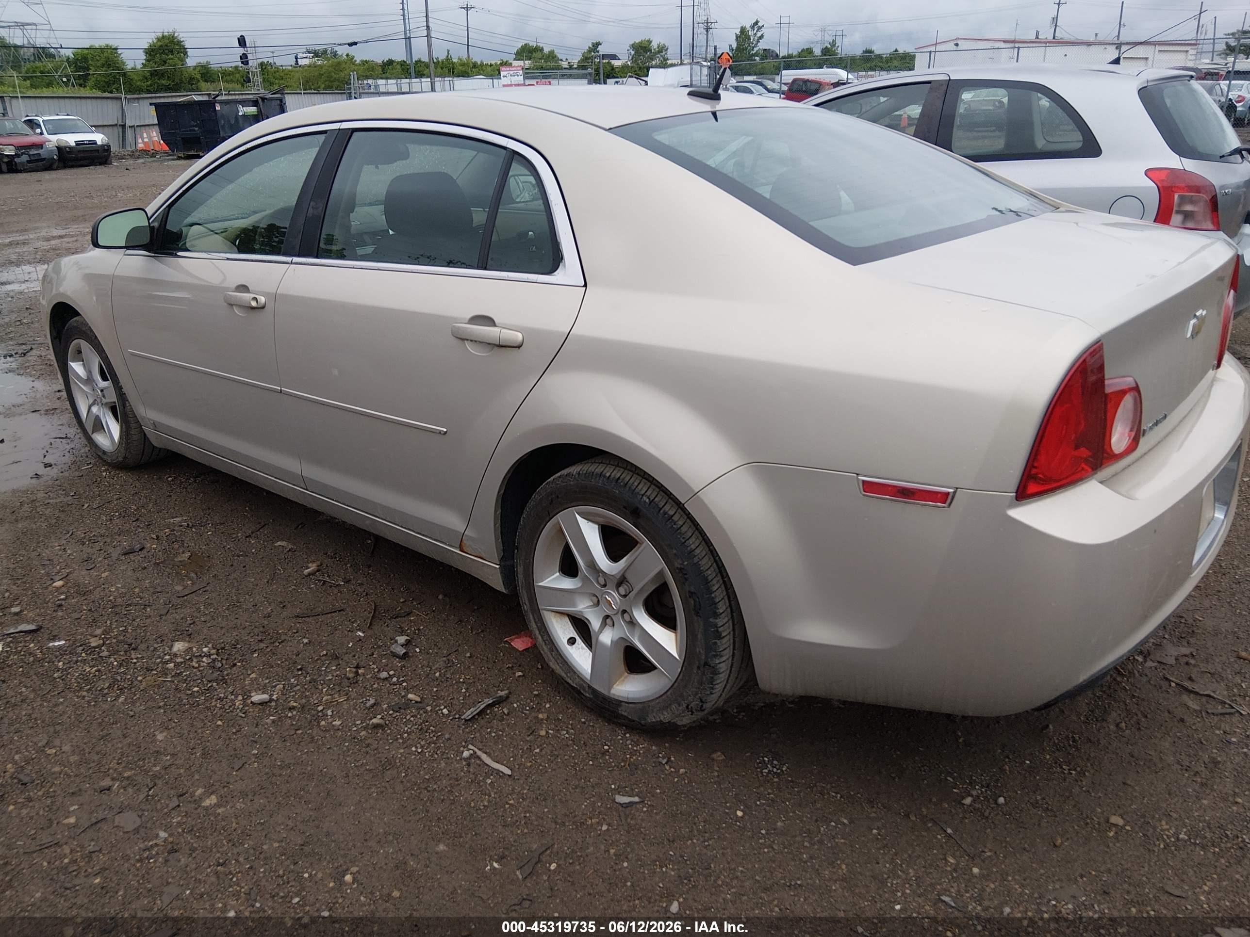 2009 Chevrolet Malibu Ls Tan vin: 1G1ZG57B59F259691