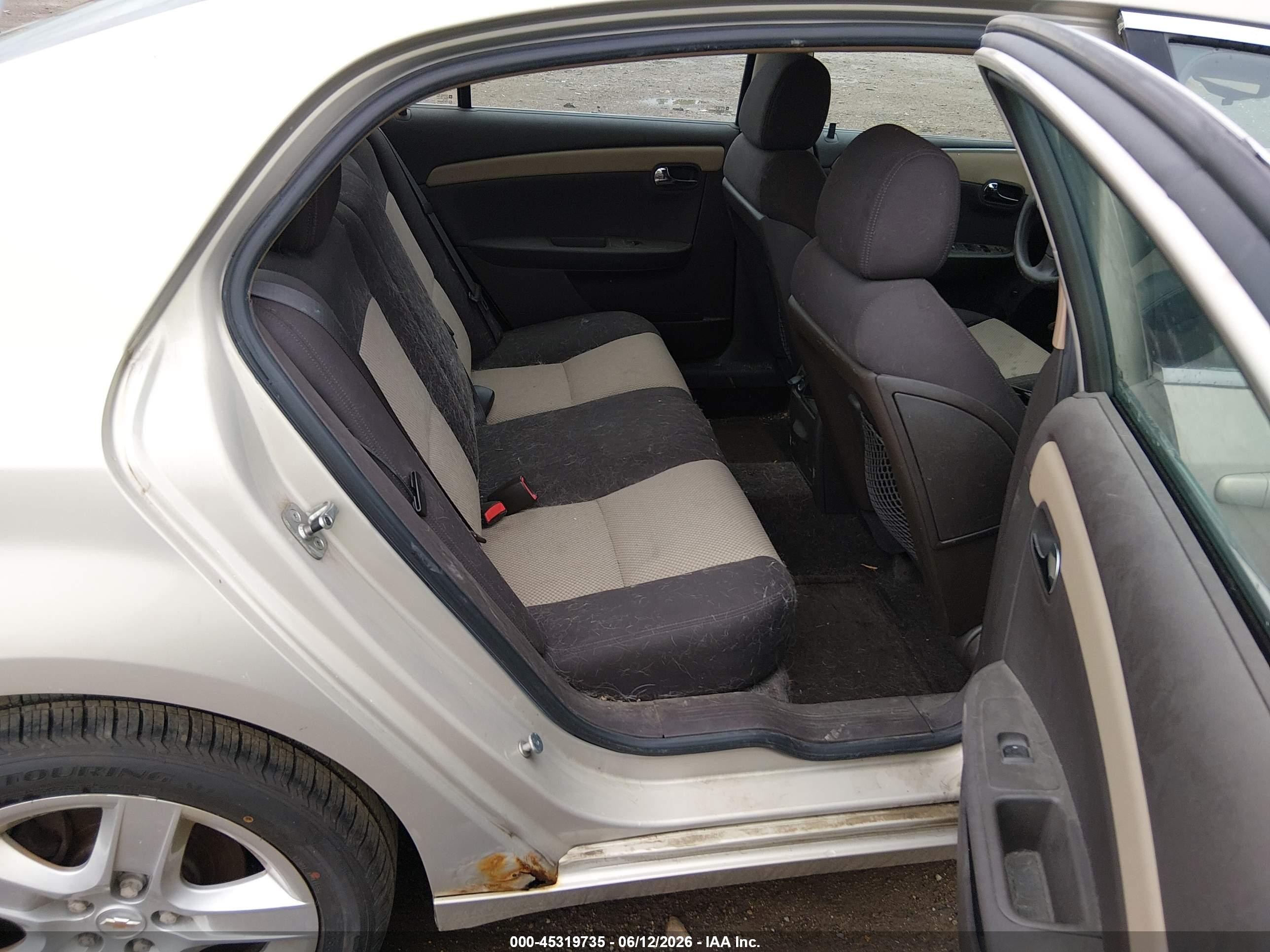 2009 Chevrolet Malibu Ls Tan vin: 1G1ZG57B59F259691