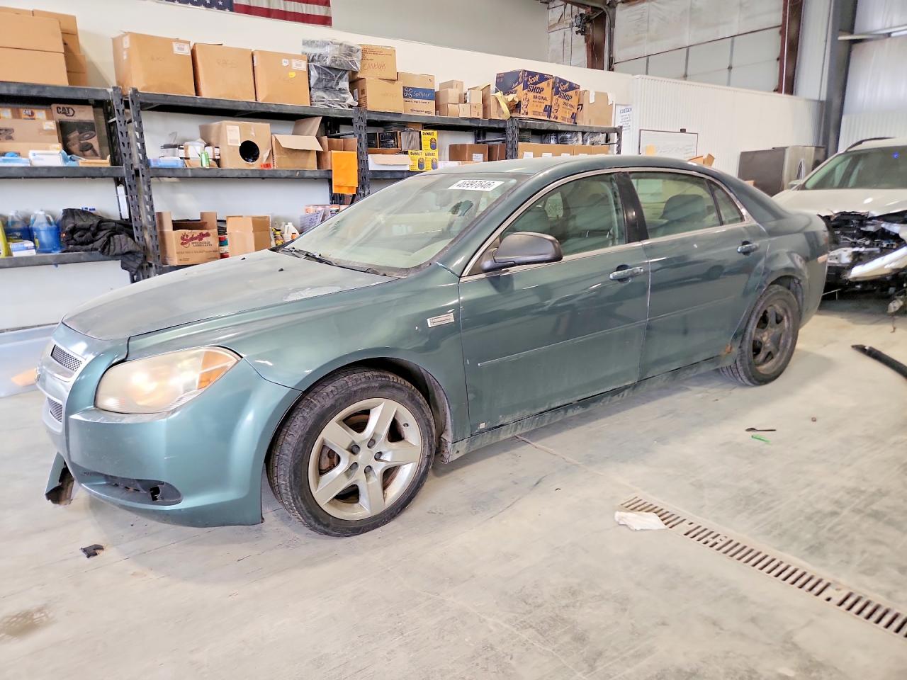 2009 Chevrolet Malibu Ls Green vin: 1G1ZG57B694265804