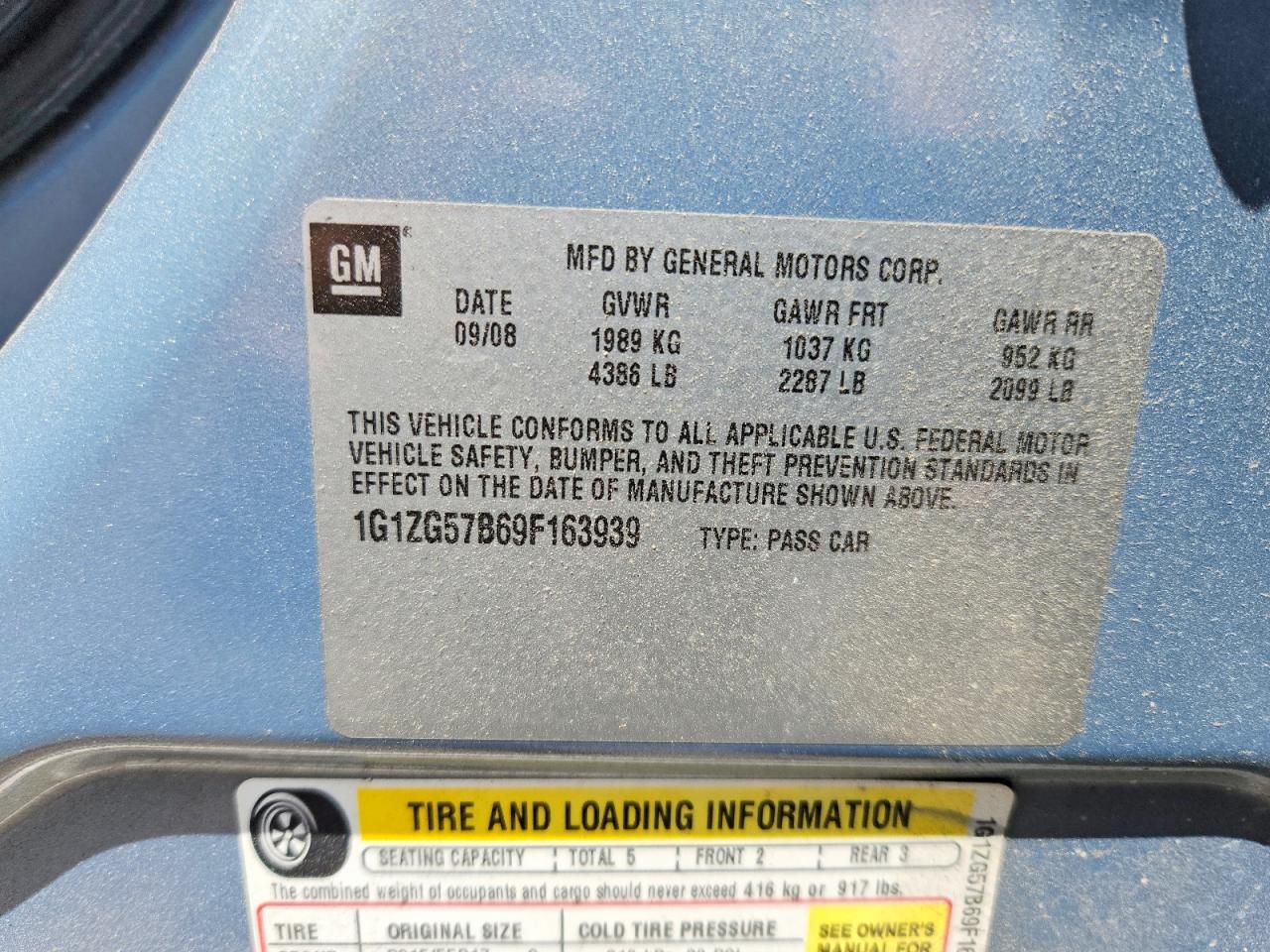 2009 Chevrolet Malibu Ls Gray vin: 1G1ZG57B69F163939