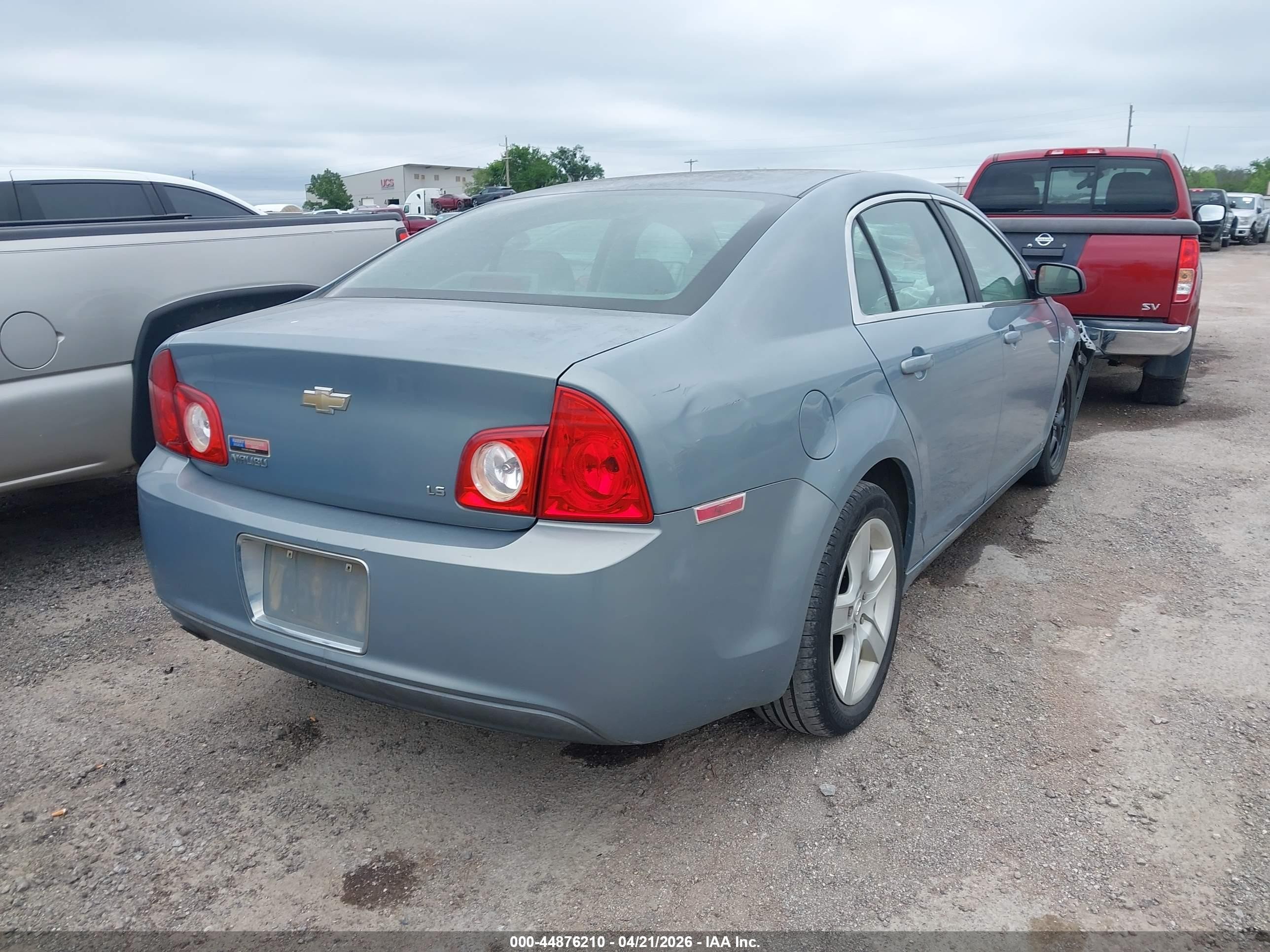2009 Chevrolet Malibu Ls Gray vin: 1G1ZG57B69F165321