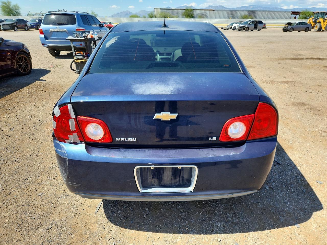 2008 Chevrolet Malibu Ls Blue vin: 1G1ZG57B78F227226