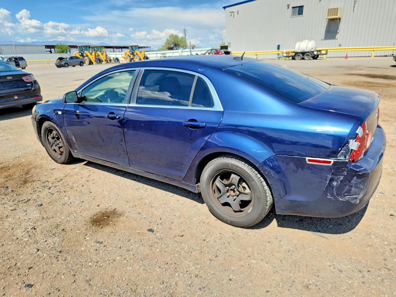 2008 Chevrolet Malibu Ls Blue vin: 1G1ZG57B78F227226