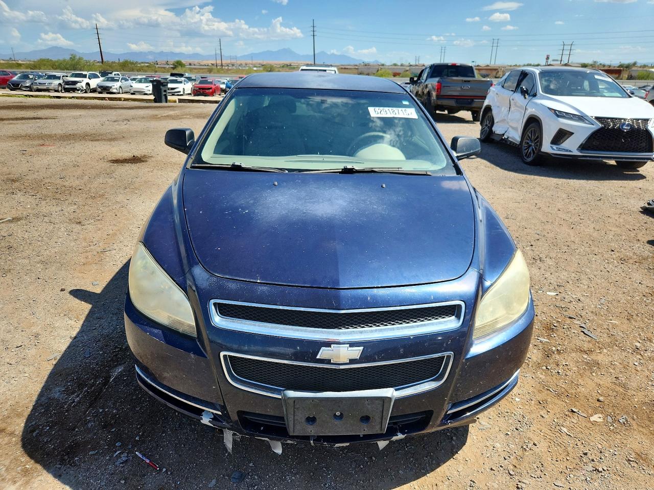 2008 Chevrolet Malibu Ls Blue vin: 1G1ZG57B78F227226