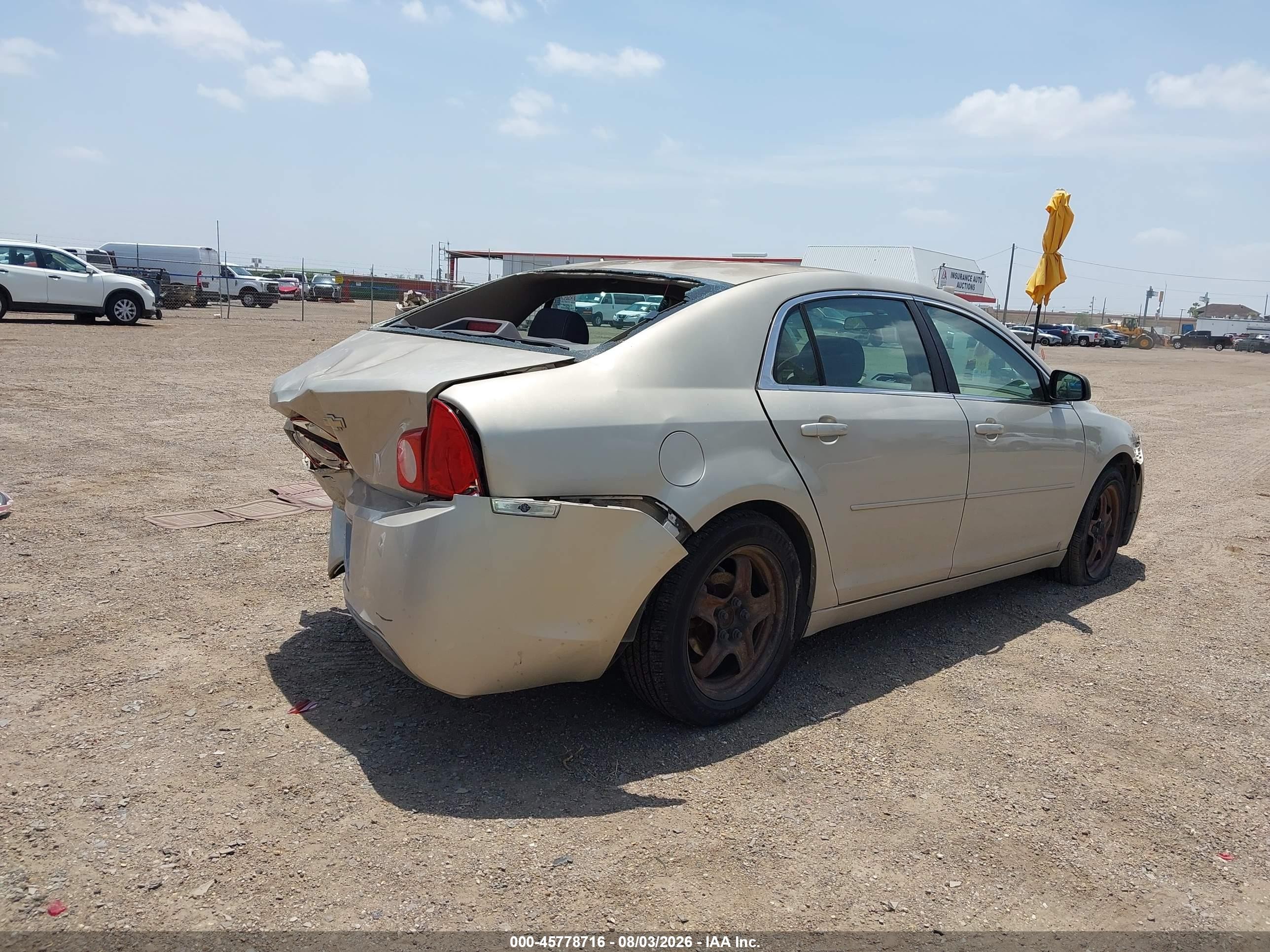 2009 Chevrolet Malibu Ls Gold vin: 1G1ZG57B79F152058