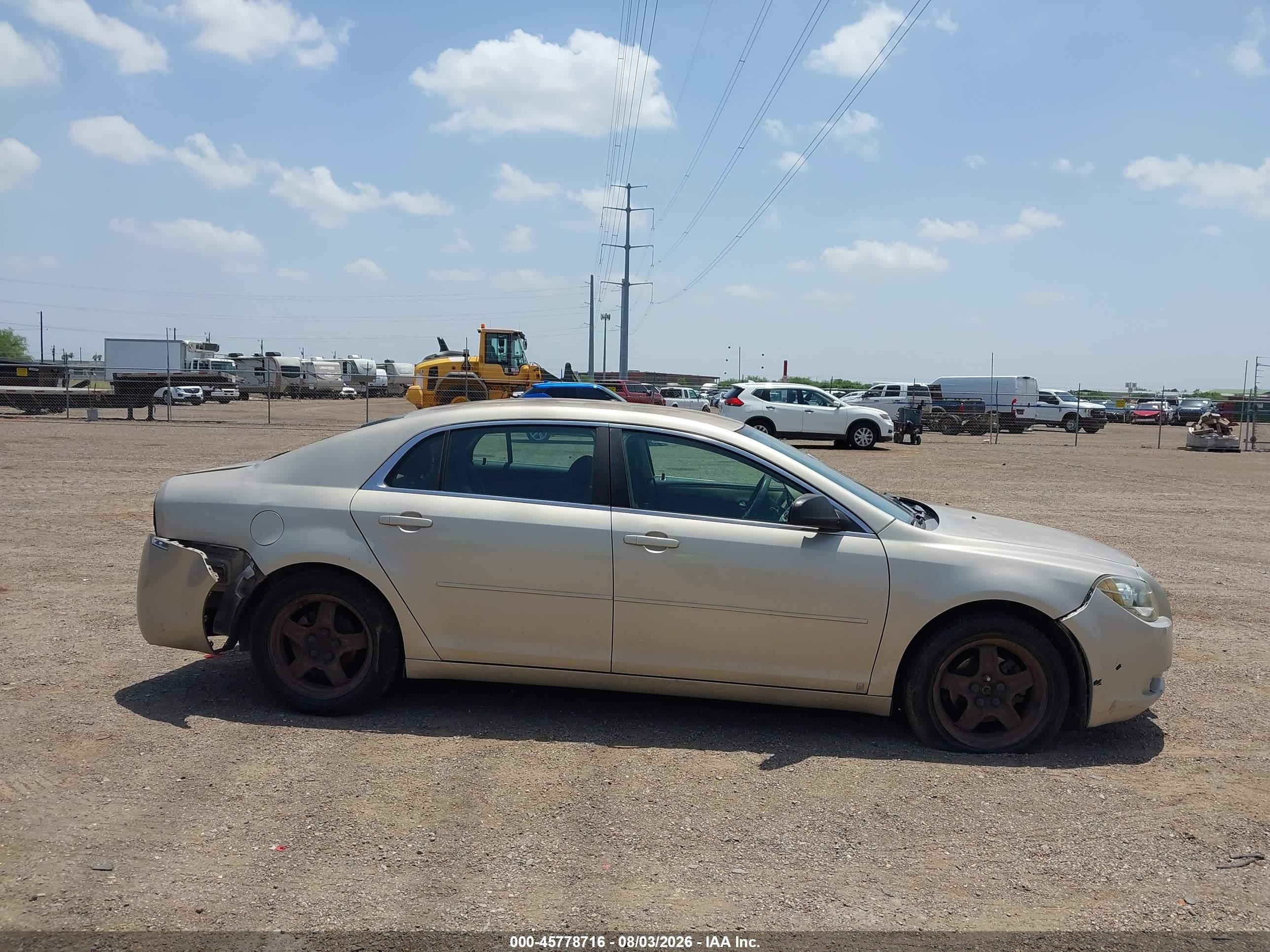 2009 Chevrolet Malibu Ls Gold vin: 1G1ZG57B79F152058