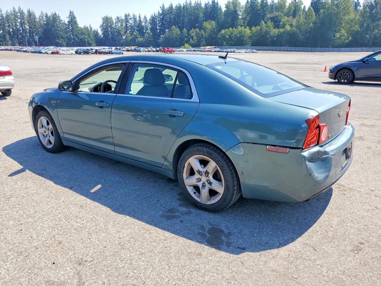 2009 Chevrolet Malibu Ls Бирюзовый vin: 1G1ZG57B79F232802