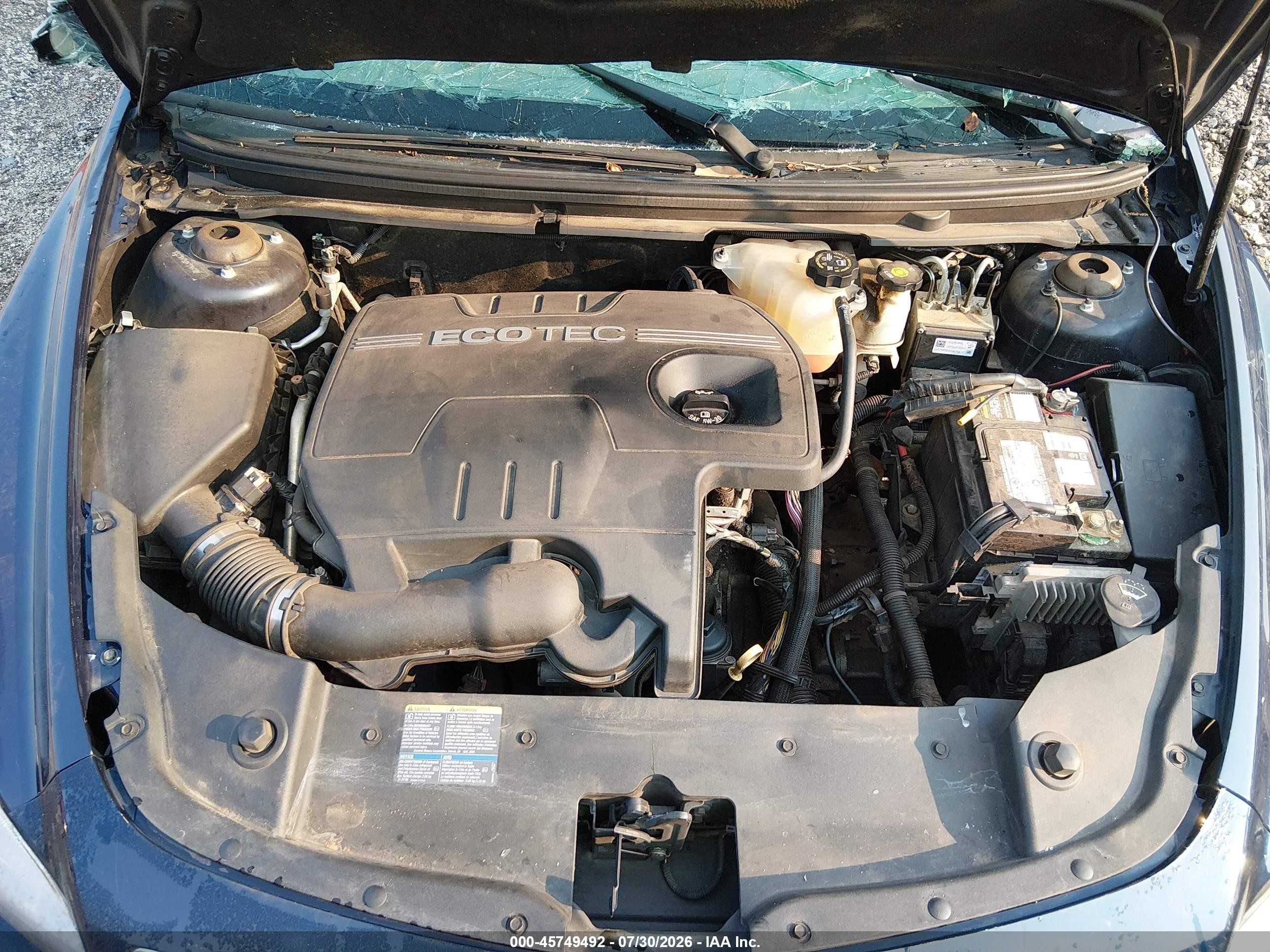 2009 Chevrolet Malibu Ls Blue vin: 1G1ZG57B89F175574