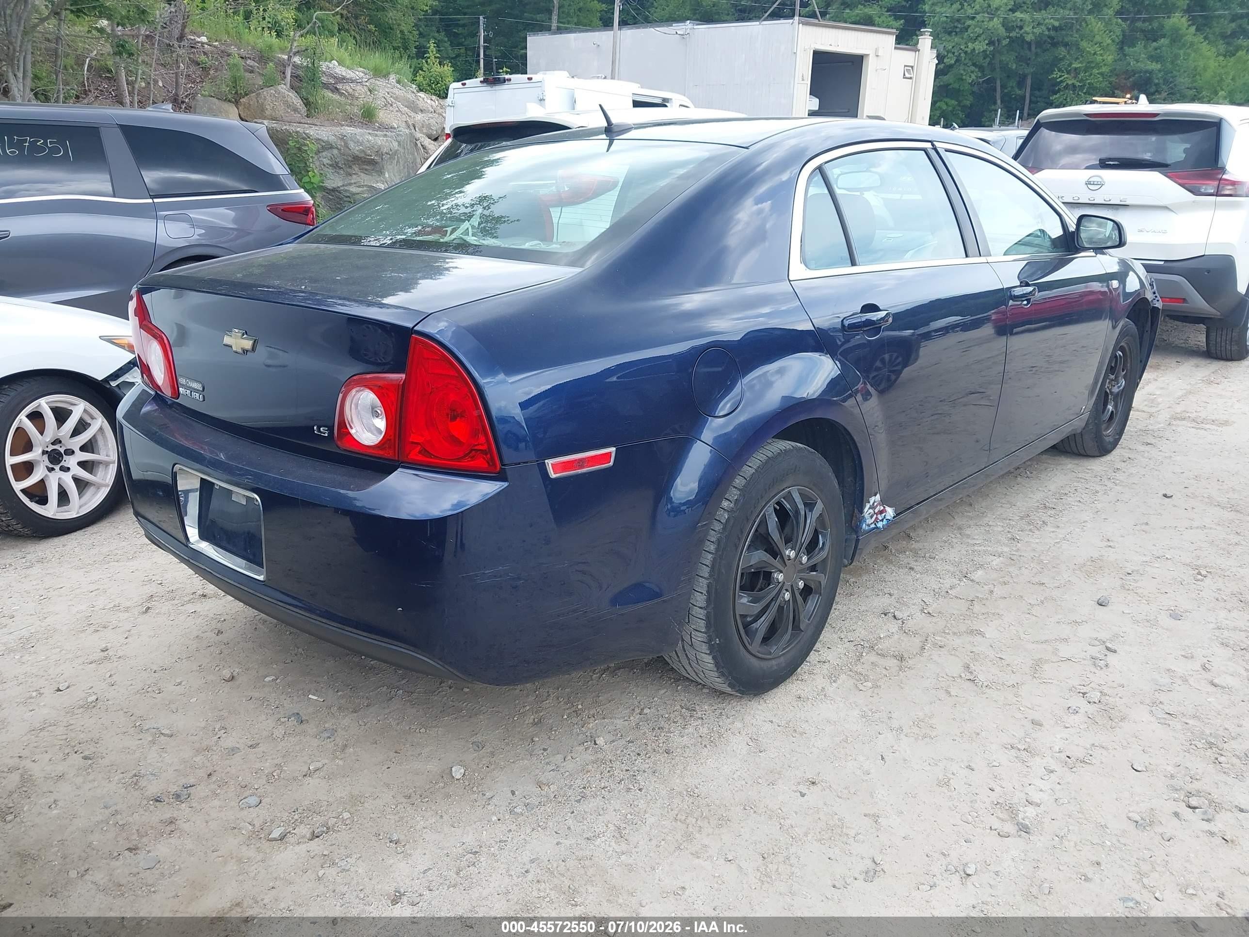 2008 Chevrolet Malibu Ls W/1ls Blue vin: 1G1ZG57B984243679