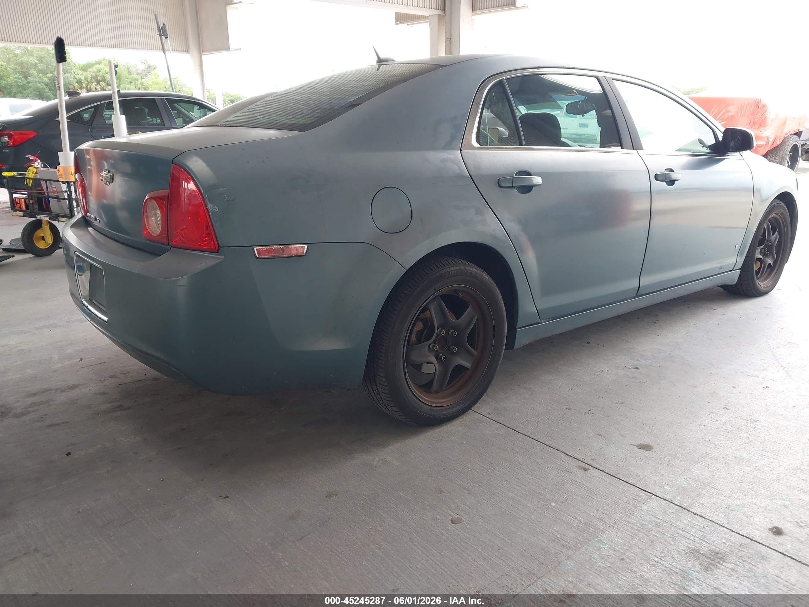 2009 Chevrolet Malibu Ls Синий vin: 1G1ZG57B99F128537