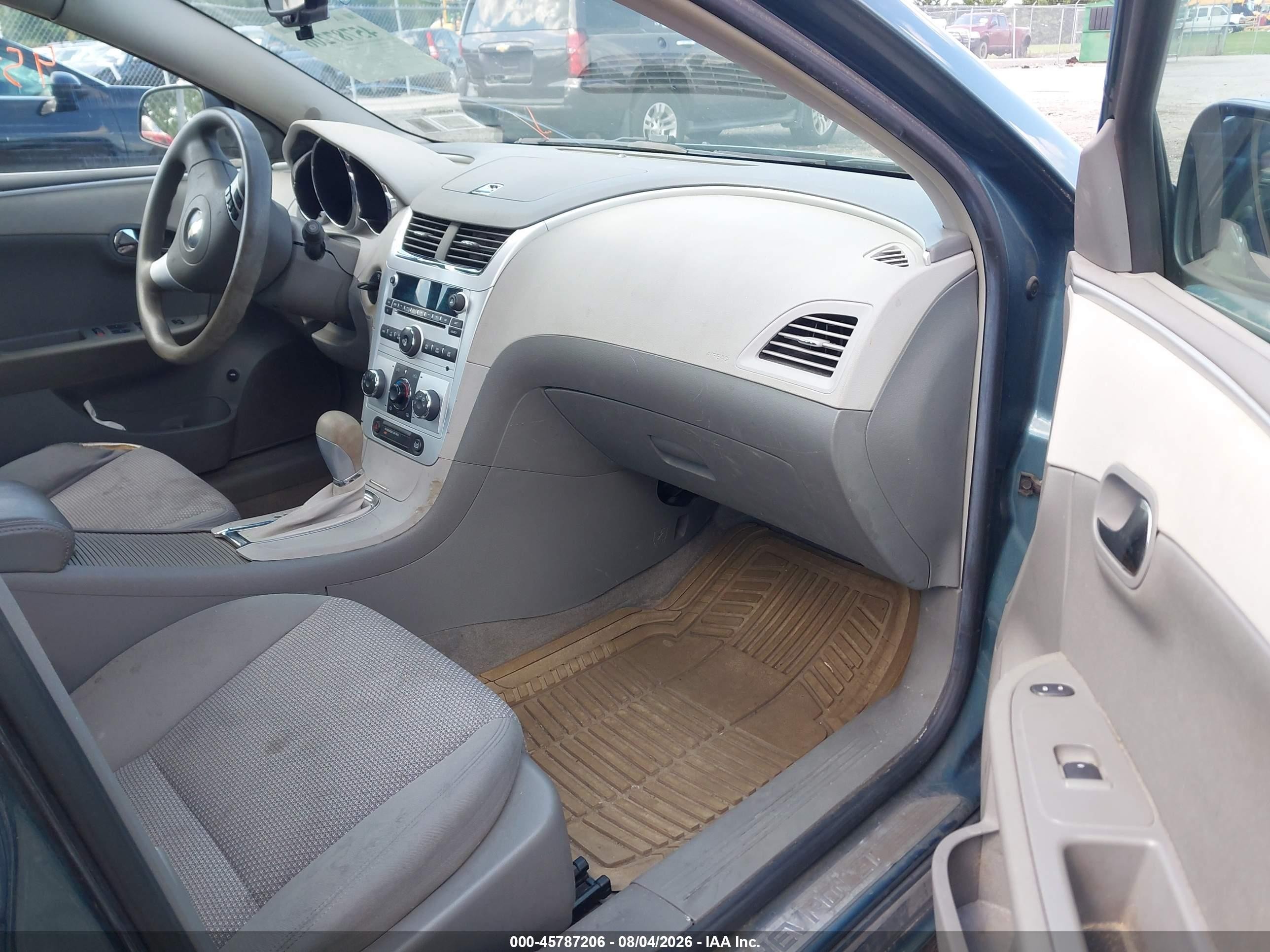 2009 Chevrolet Malibu Ls Light Blue vin: 1G1ZG57BX9F253353