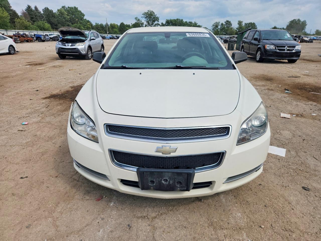 2008 Chevrolet Malibu Ls White vin: 1G1ZG57N584264880