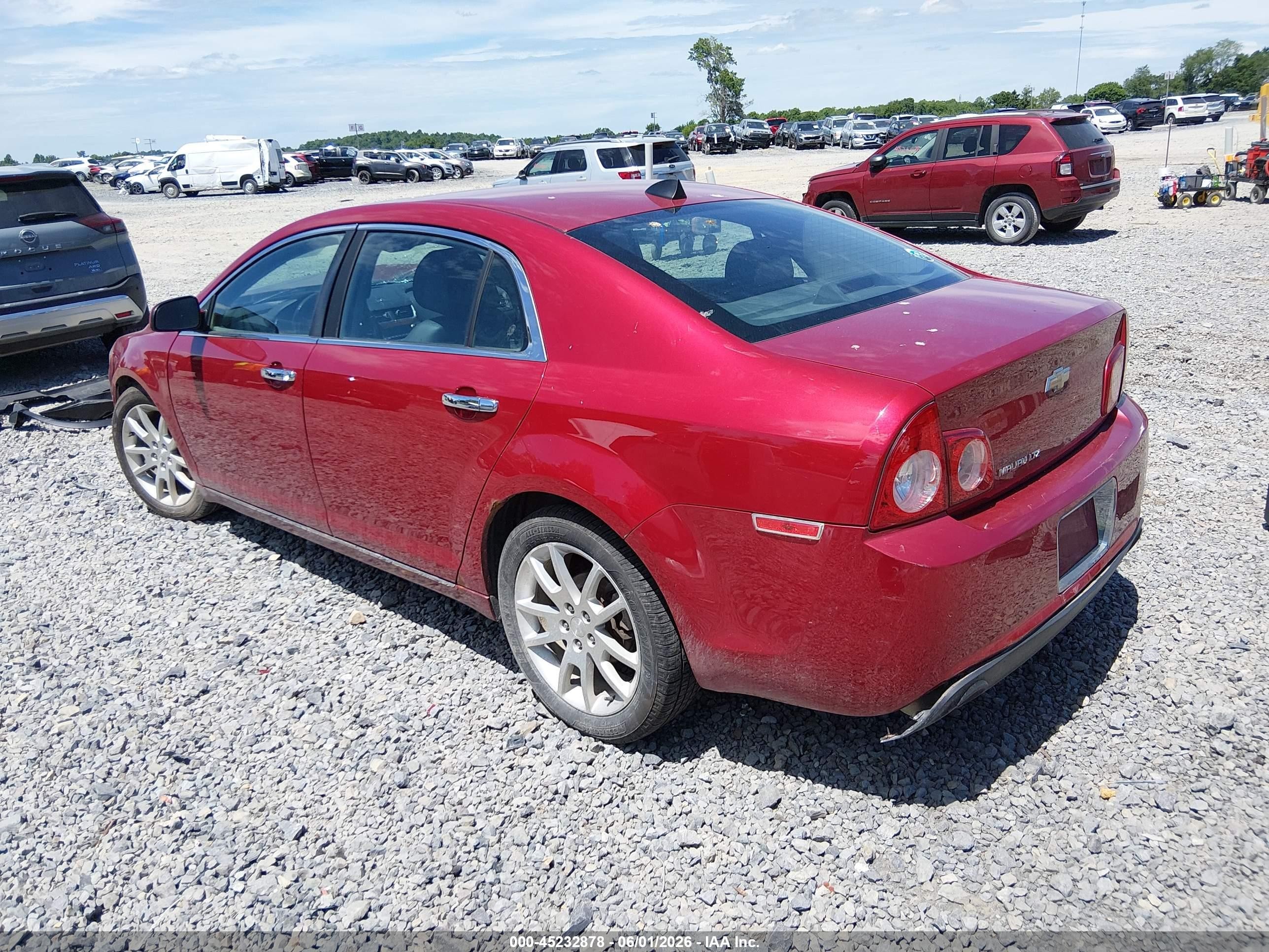 2012 Chevrolet Malibu 2lz Red vin: 1G1ZG5E70CF226510