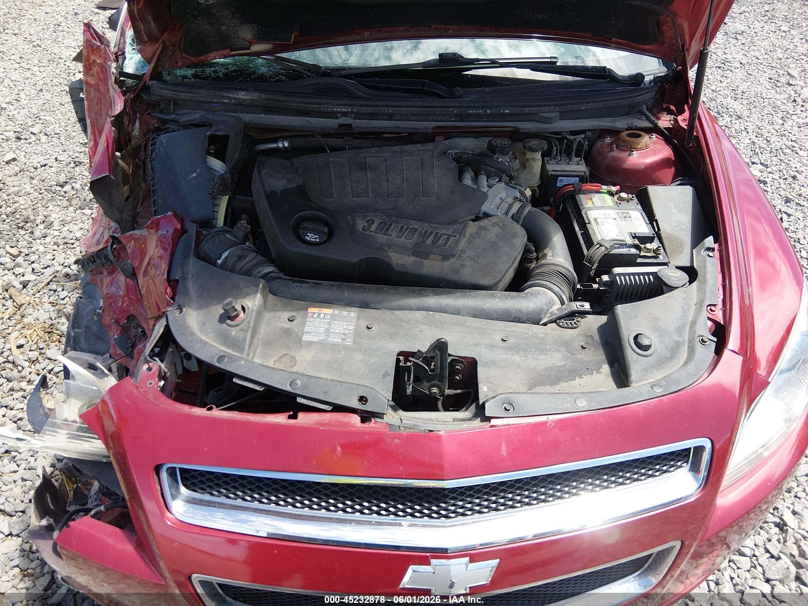 2012 Chevrolet Malibu 2lz Red vin: 1G1ZG5E70CF226510