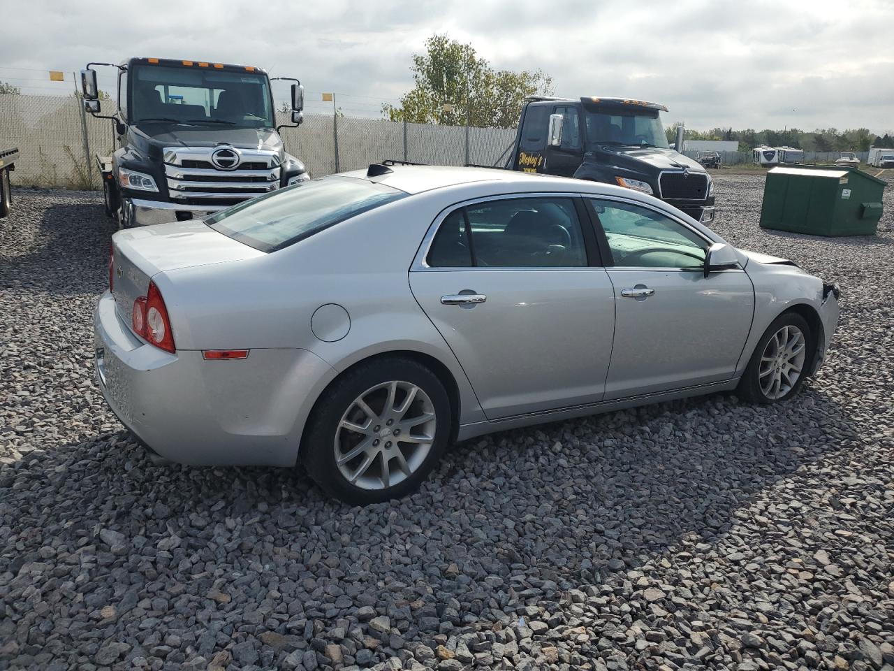 2012 Chevrolet Malibu Ltz Silver vin: 1G1ZG5E72CF145346