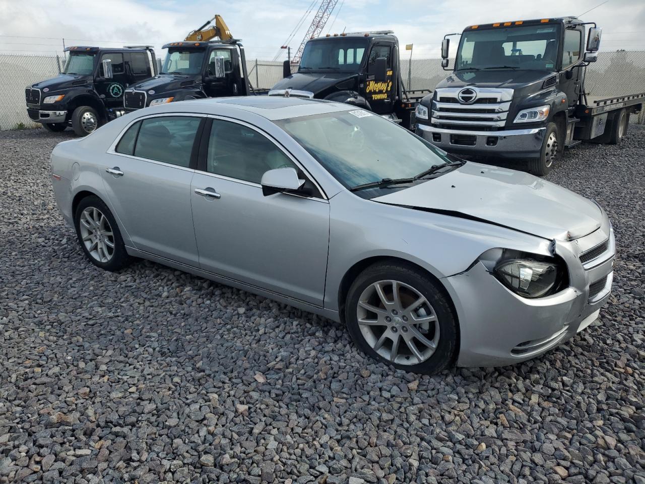 2012 Chevrolet Malibu Ltz Silver vin: 1G1ZG5E72CF145346
