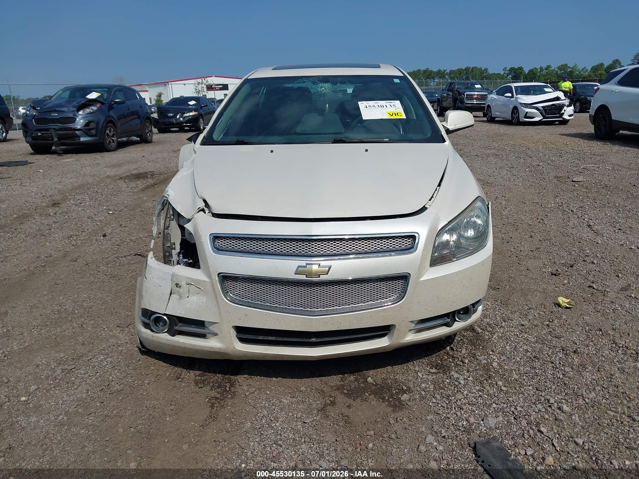 2012 Chevrolet Malibu 2lz Cream vin: 1G1ZG5E72CF146433