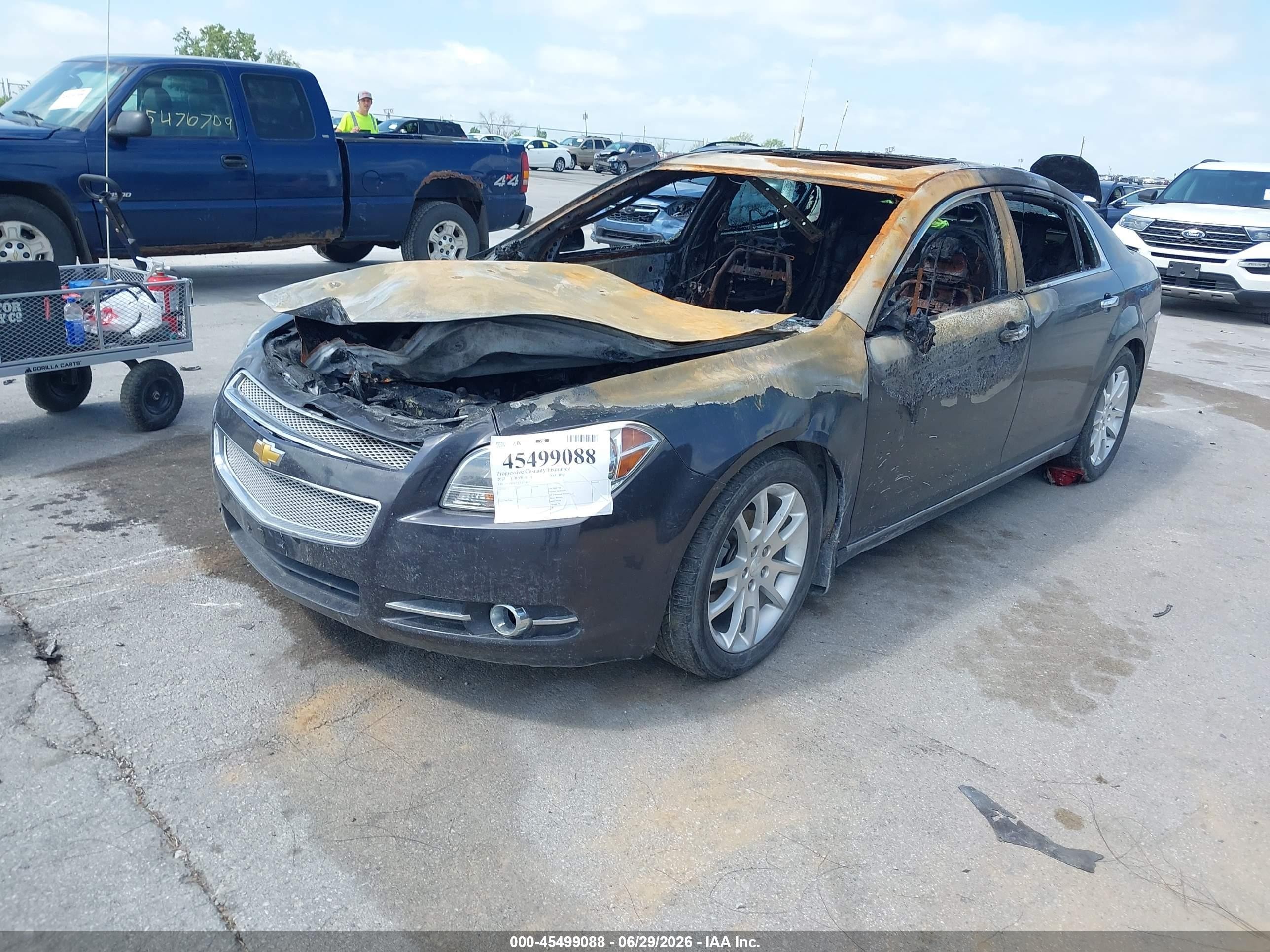 2012 Chevrolet Malibu 2lz Gray vin: 1G1ZG5E73CF271649