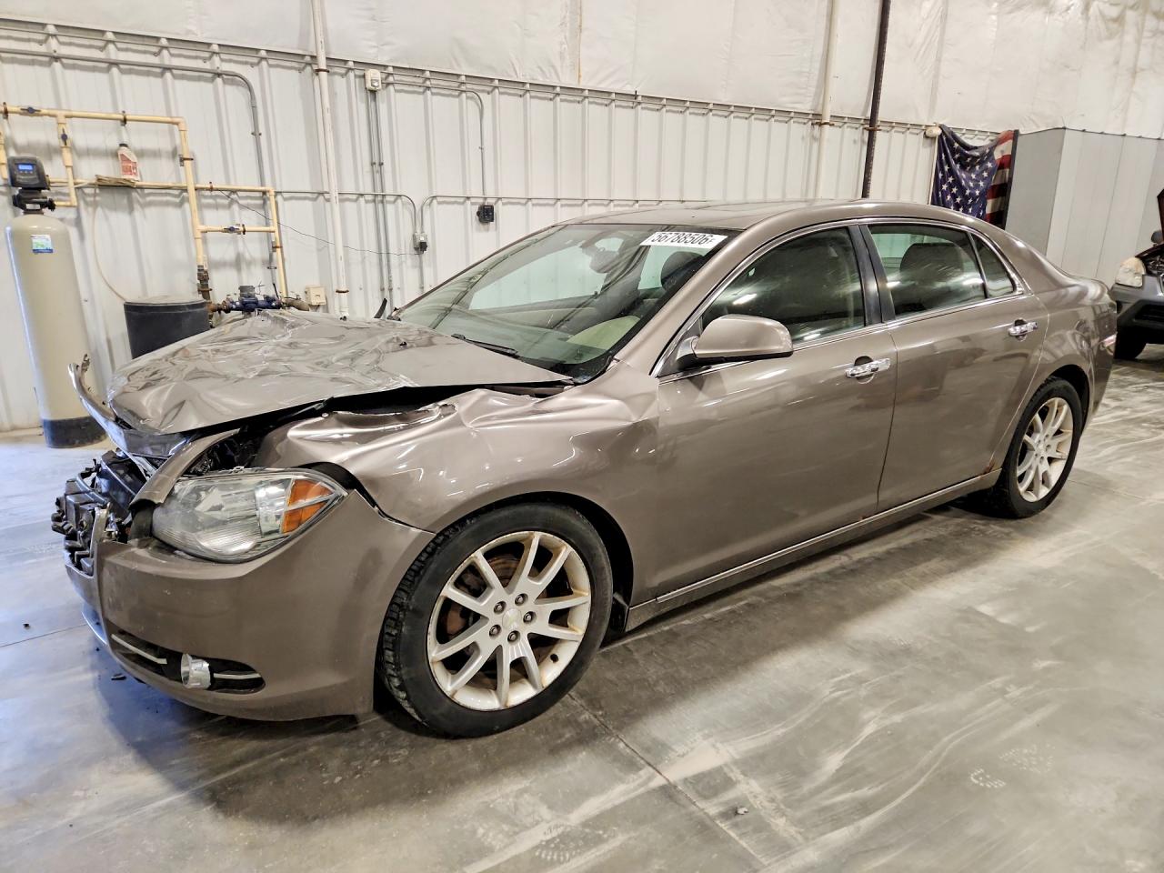 2012 Chevrolet Malibu Ltz Brown vin: 1G1ZG5E75CF315120