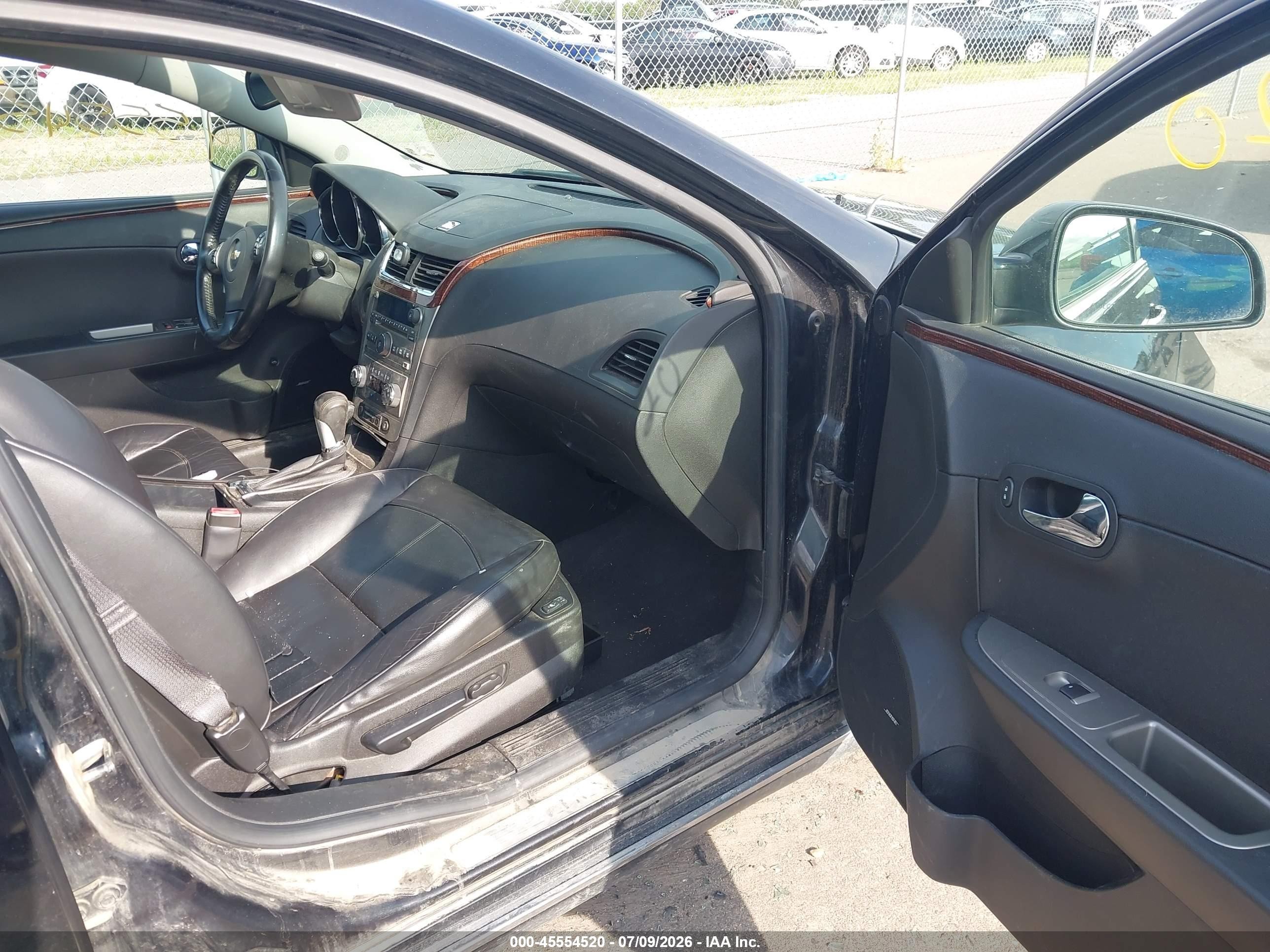 2012 Chevrolet Malibu 2lz Black vin: 1G1ZG5E75CF326201