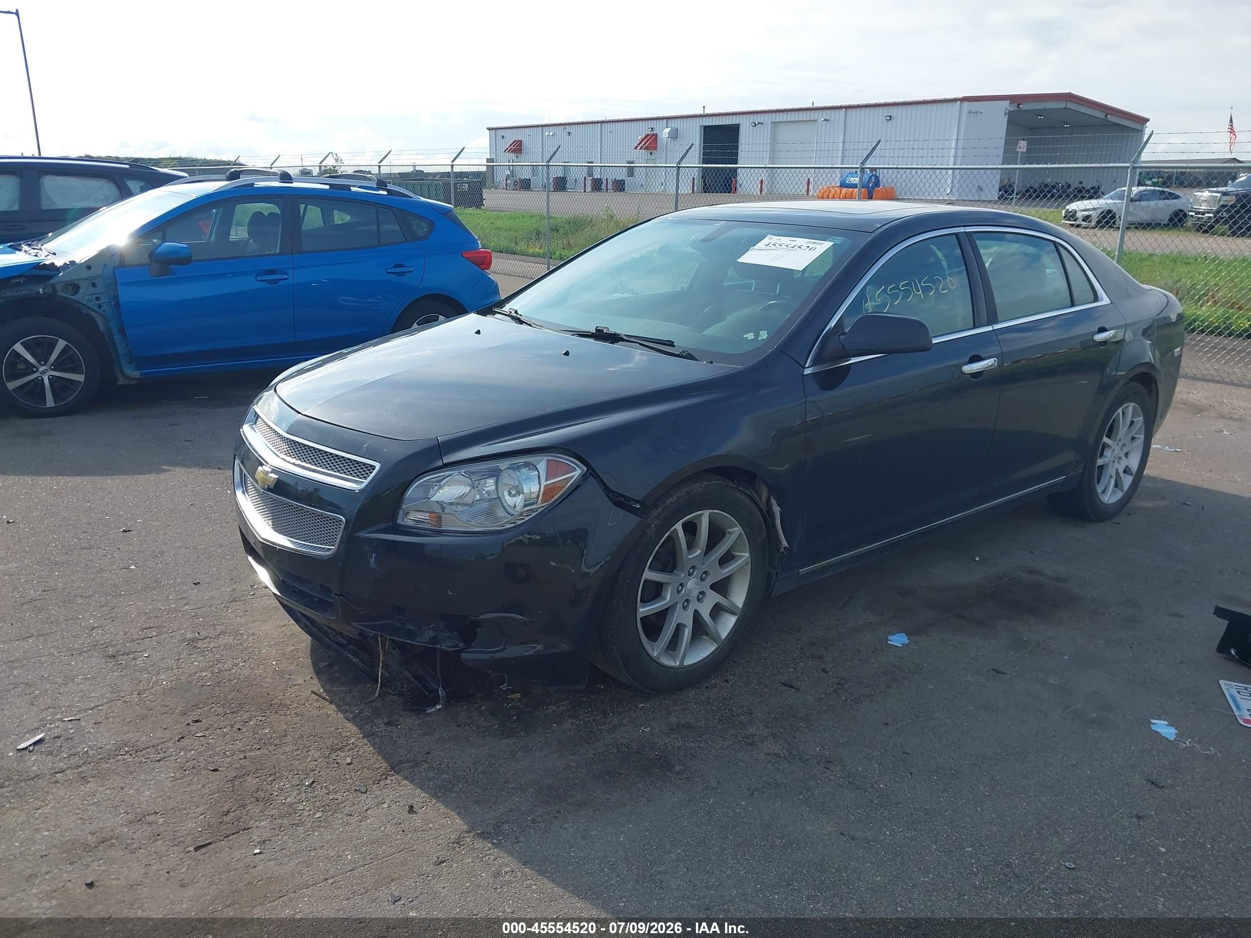 2012 Chevrolet Malibu 2lz Black vin: 1G1ZG5E75CF326201