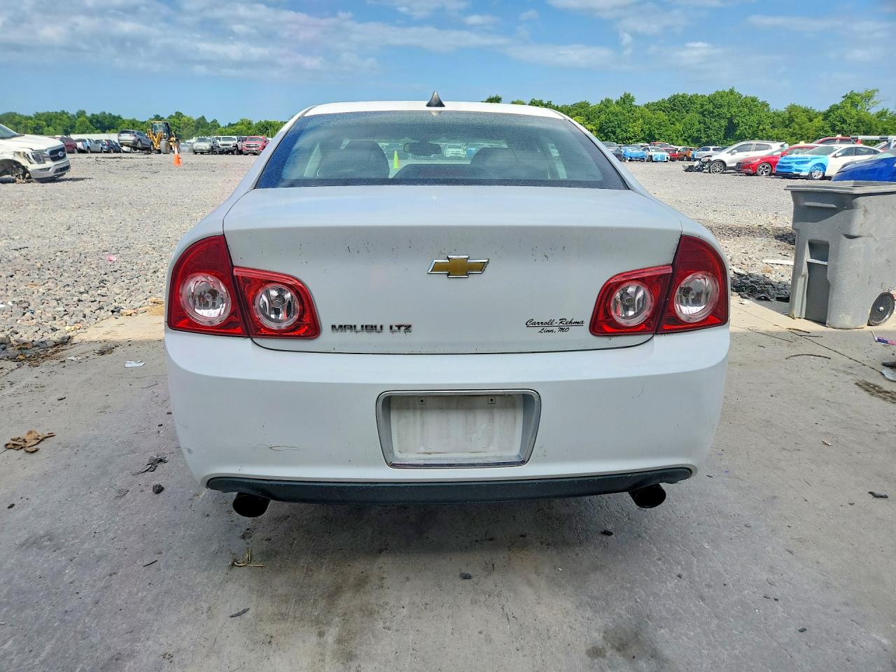 2012 Chevrolet Malibu Ltz White vin: 1G1ZG5E77CF310517