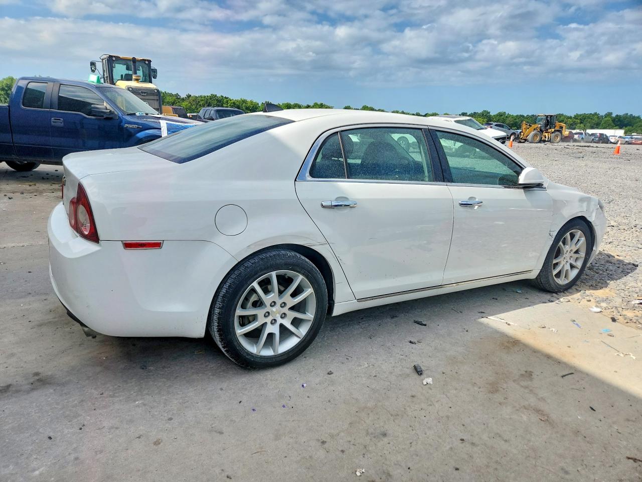 2012 Chevrolet Malibu Ltz White vin: 1G1ZG5E77CF310517