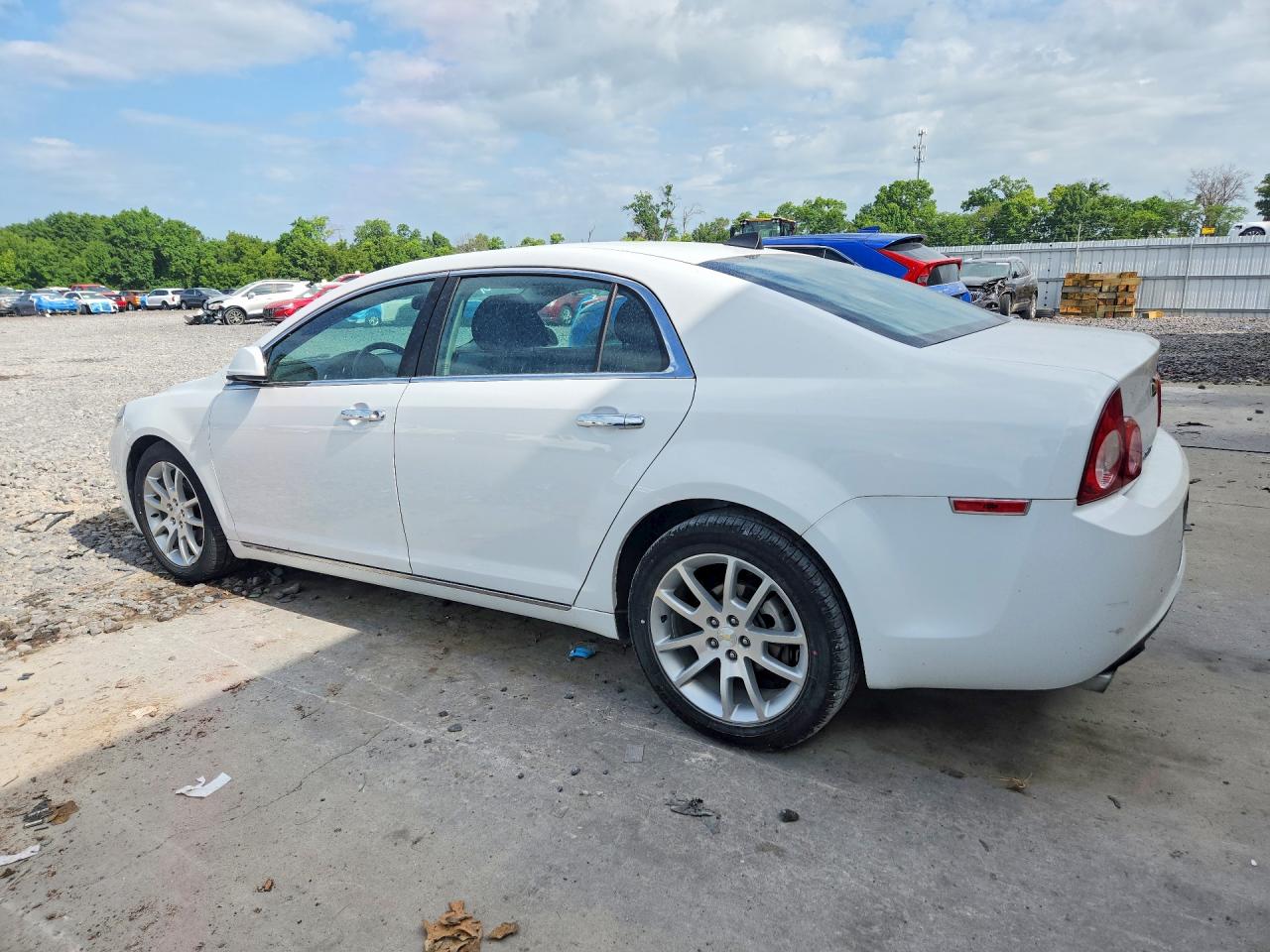 2012 Chevrolet Malibu Ltz White vin: 1G1ZG5E77CF310517